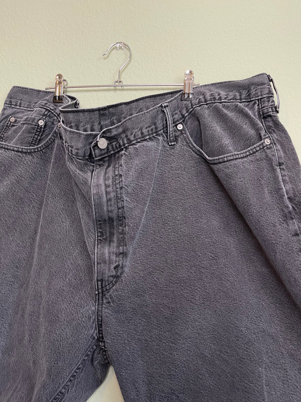 Levi's Washed Black Denim Shorts sz 20-24