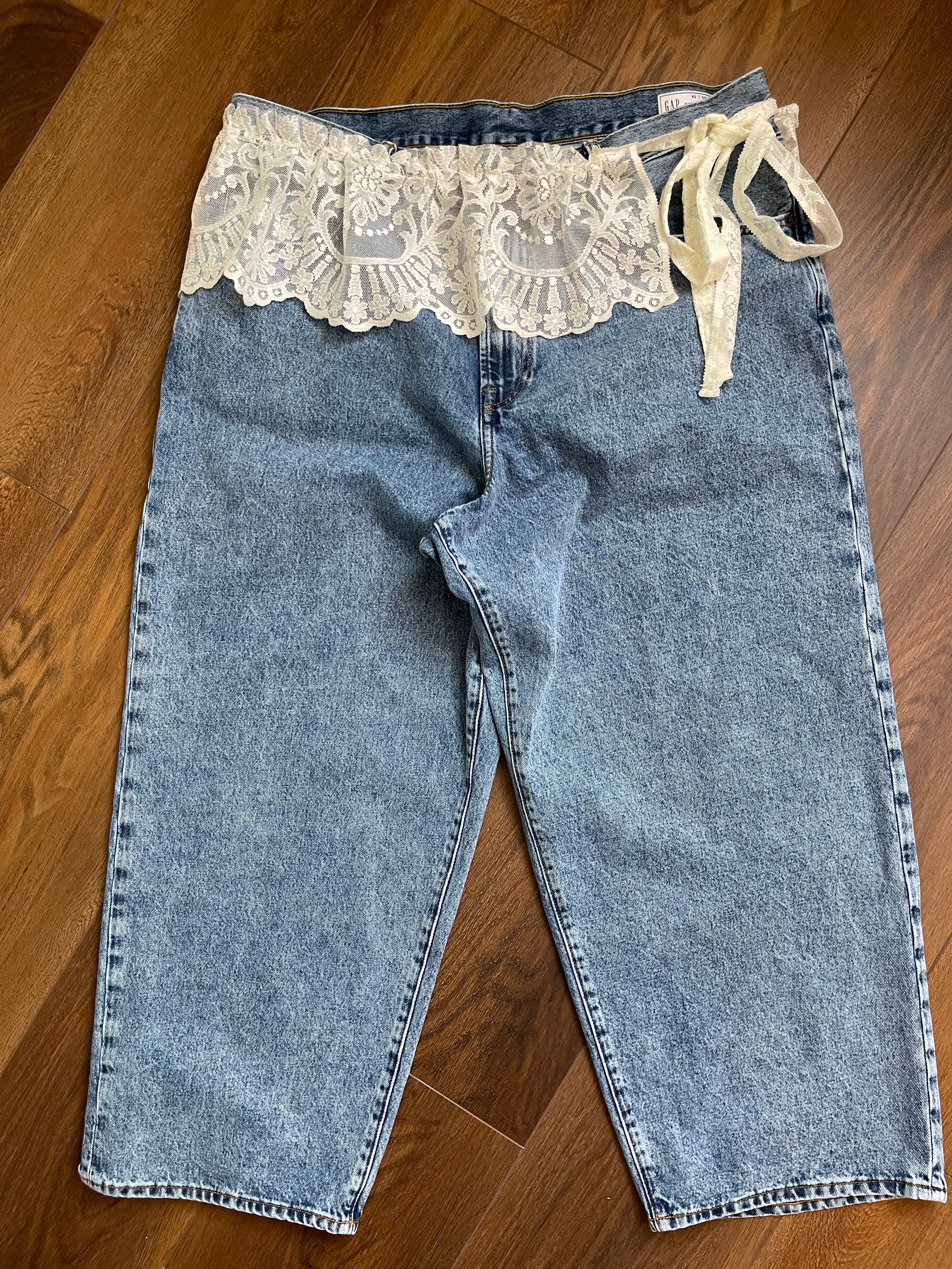 Like-New Gap Extra Baggy Wide Leg Menswear Denim sz 16-18