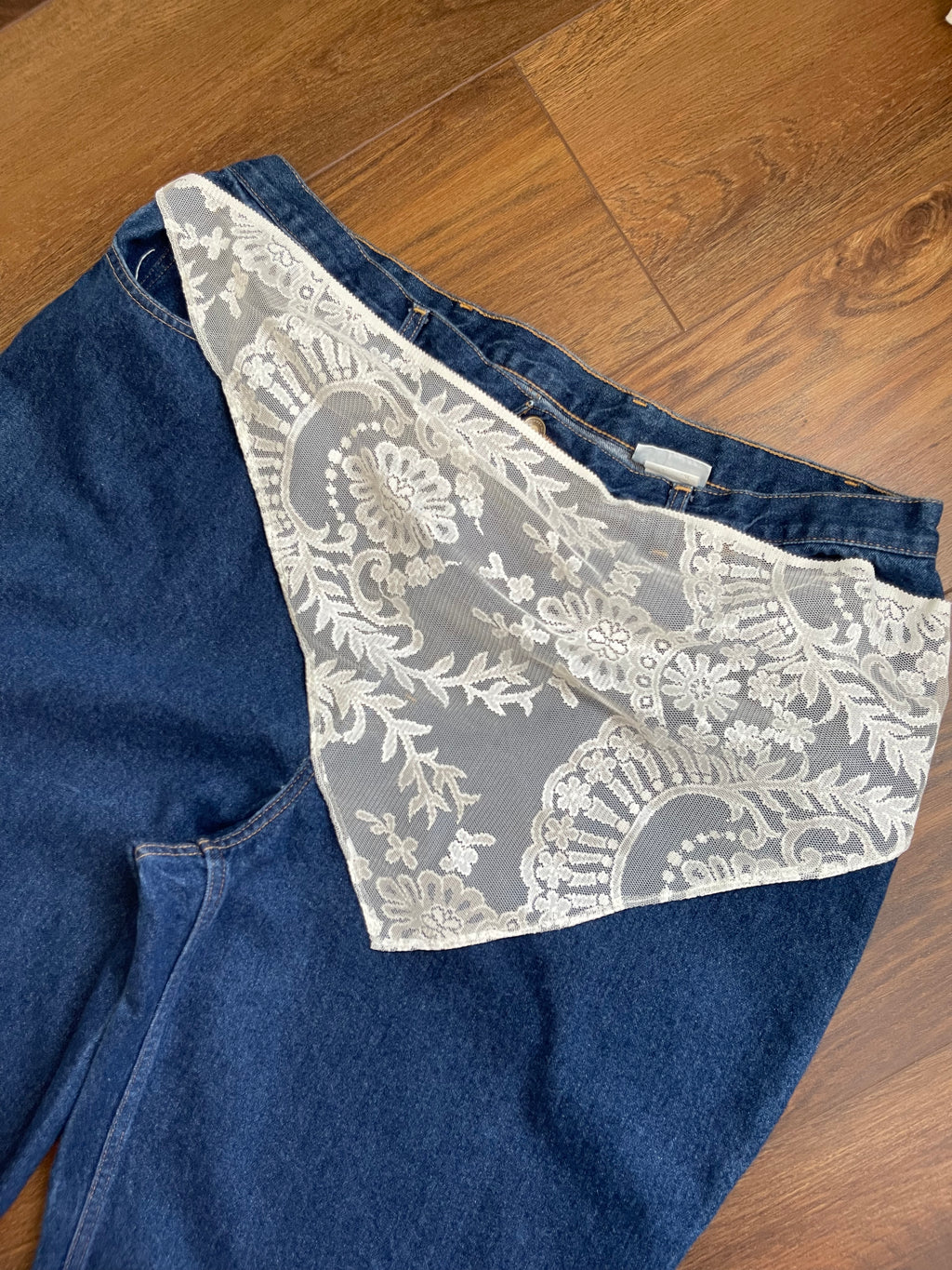 Vintage Dark Wash Long "Mom" Style Denim sz 20-22