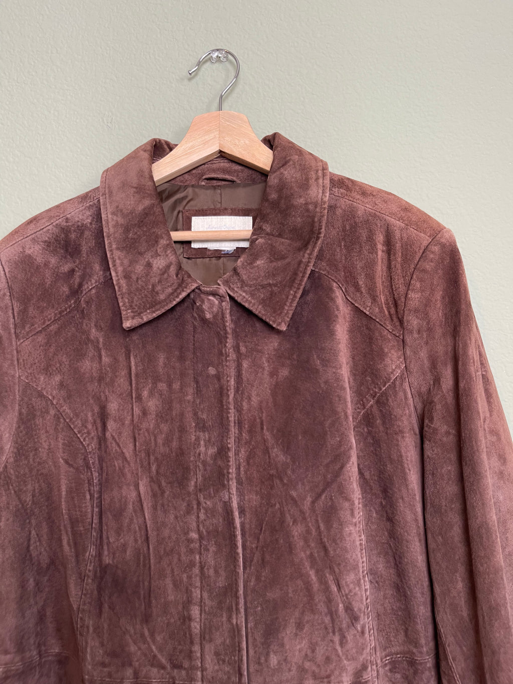 Vintage Cherokee Brown Suede Leather Jacket sz 1x