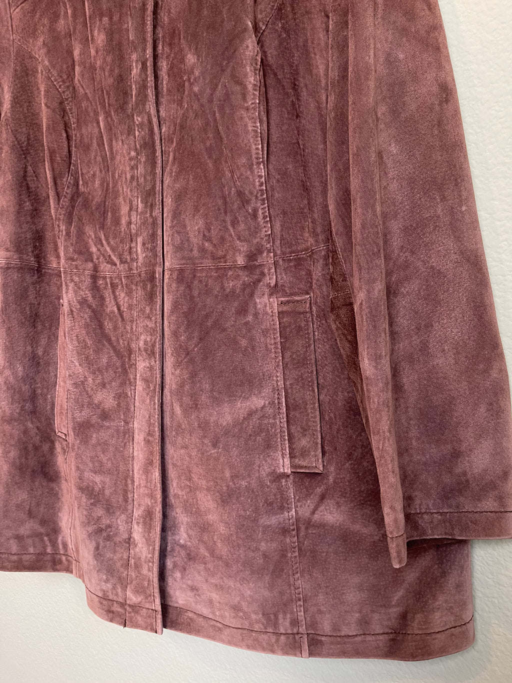 Vintage Cherokee Brown Suede Leather Jacket sz 1x