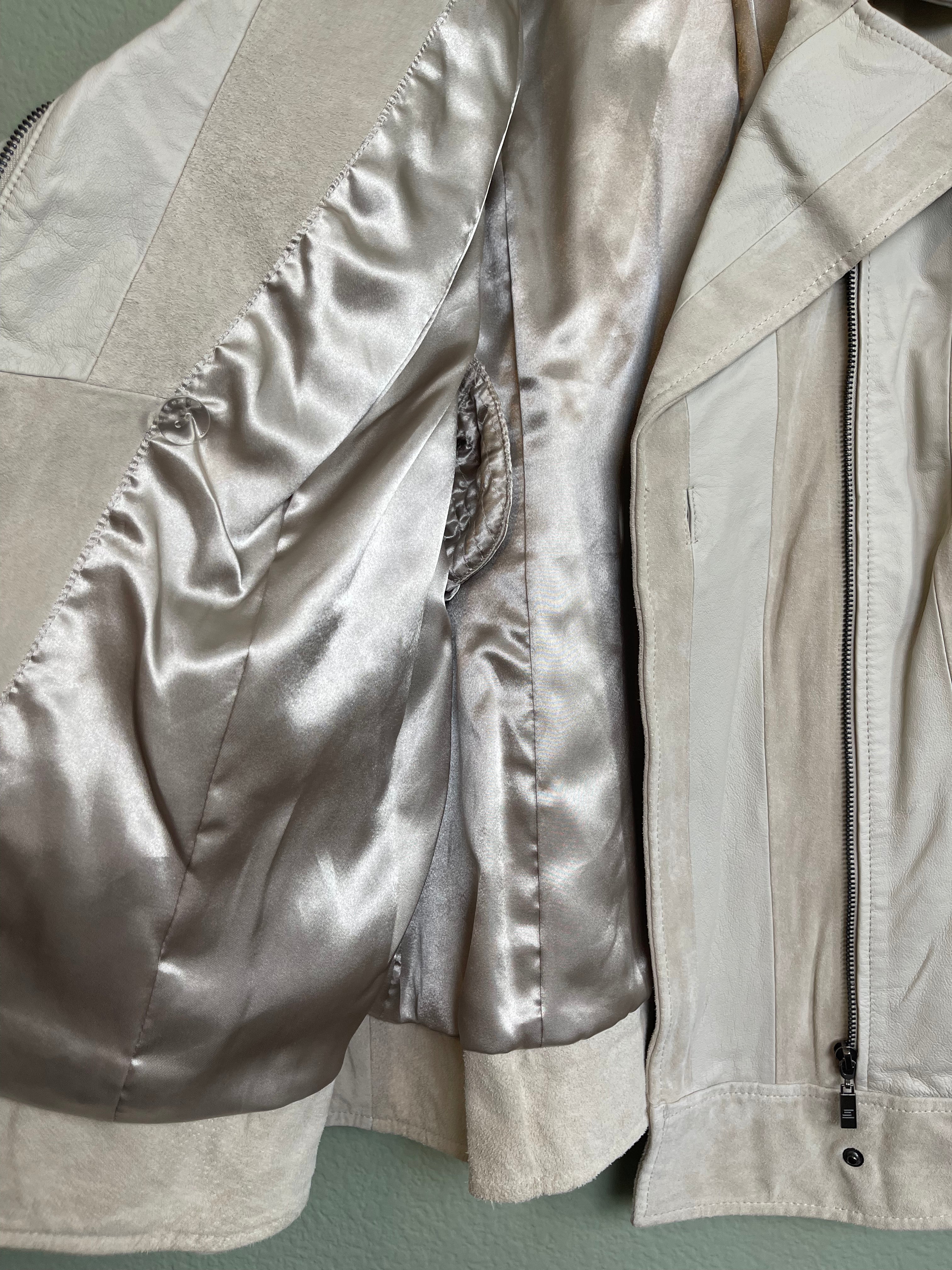 Vintage Two Toned Leather Jacket sz xl/1x
