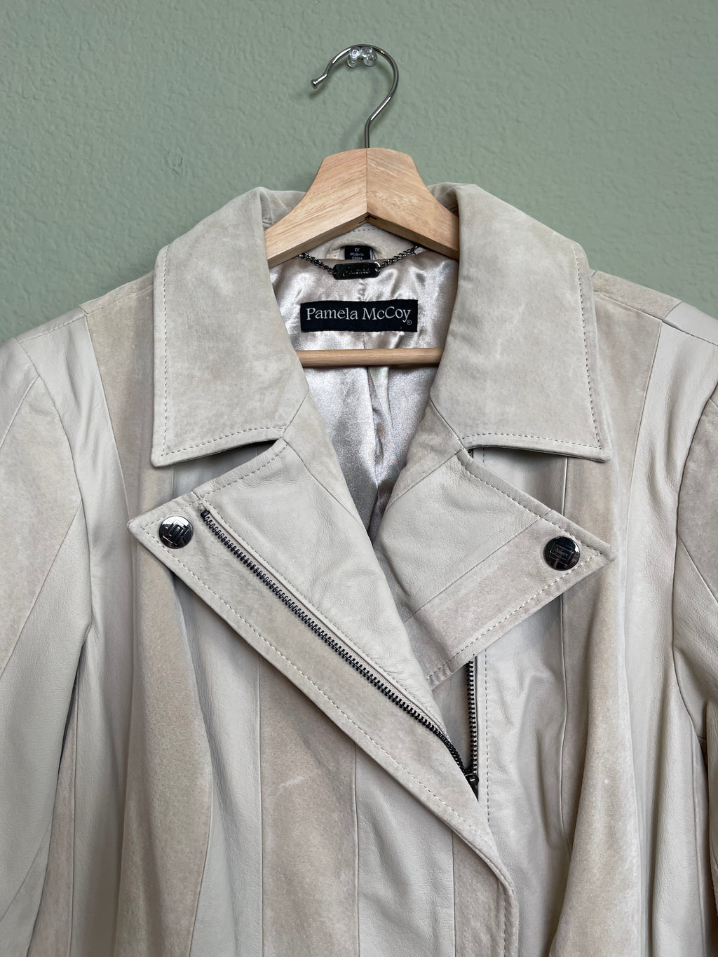 Vintage Two Toned Leather Jacket sz xl/1x