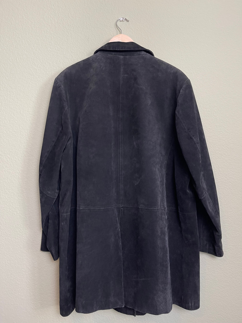 Vintage Dennis Basso Black Suede Leather Jacket sz xl-1x