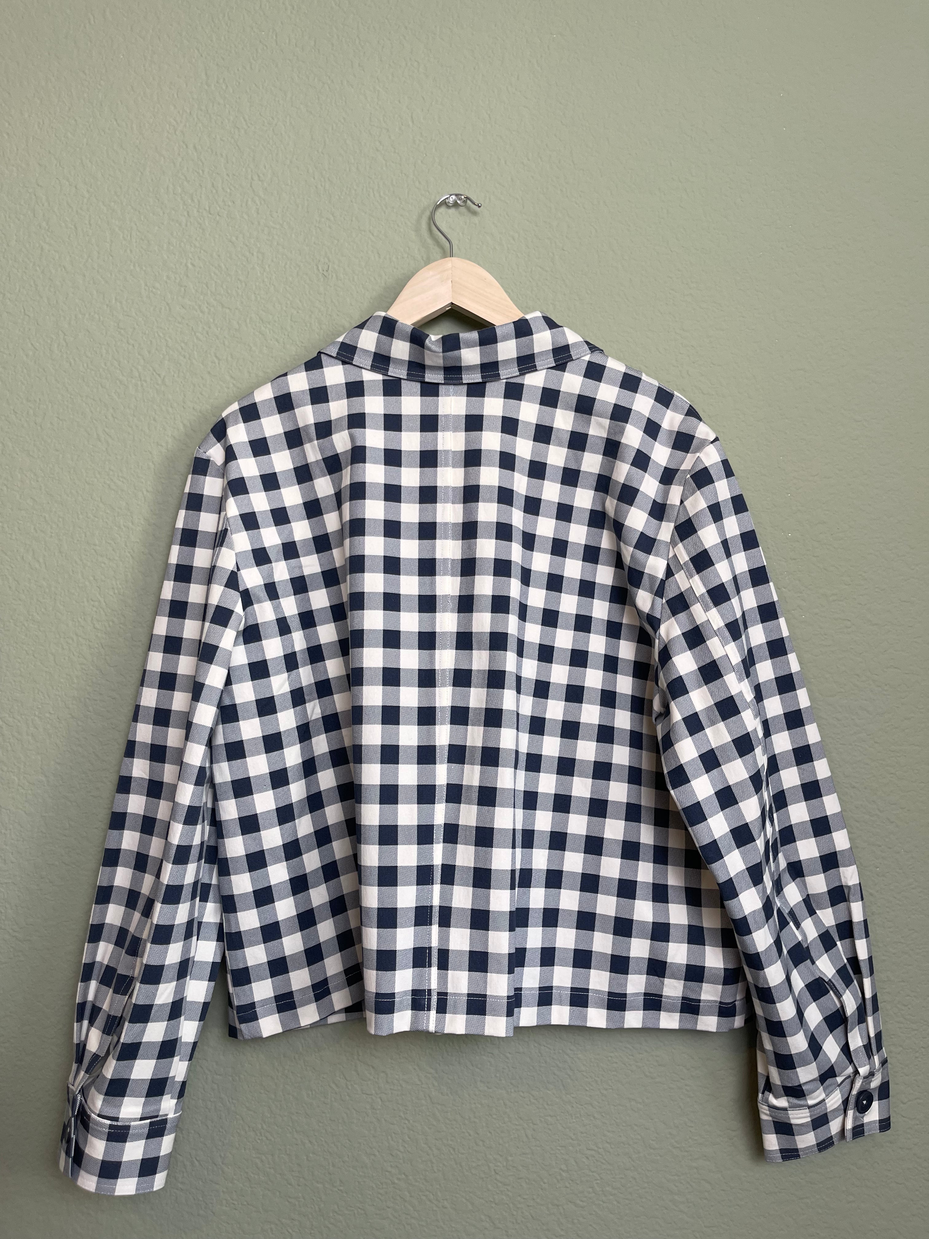 Isaac Mizrahi Gingham Jacket sz xxl