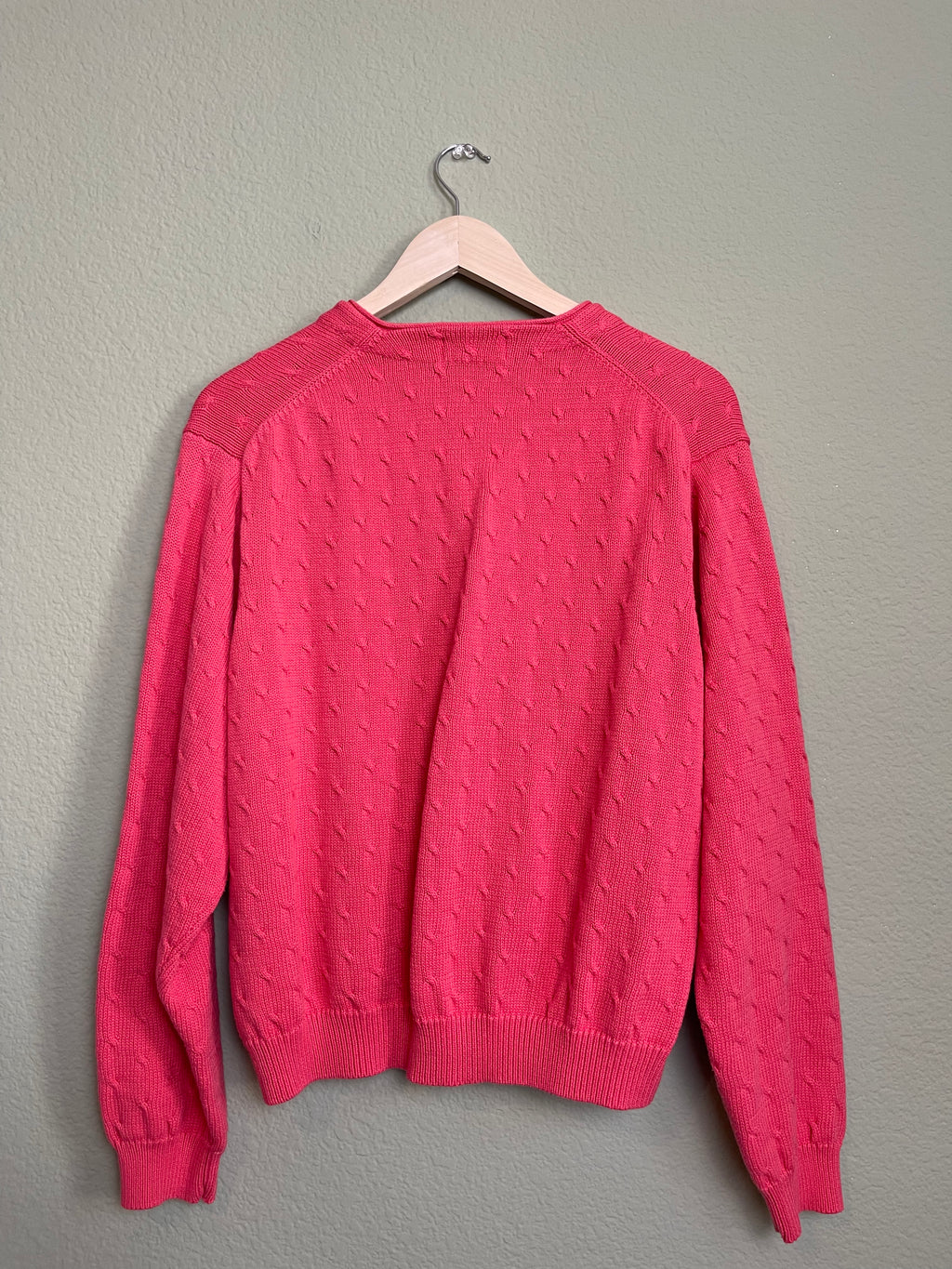 Vintage Crop Cotton Button Front Cardigan sz xl