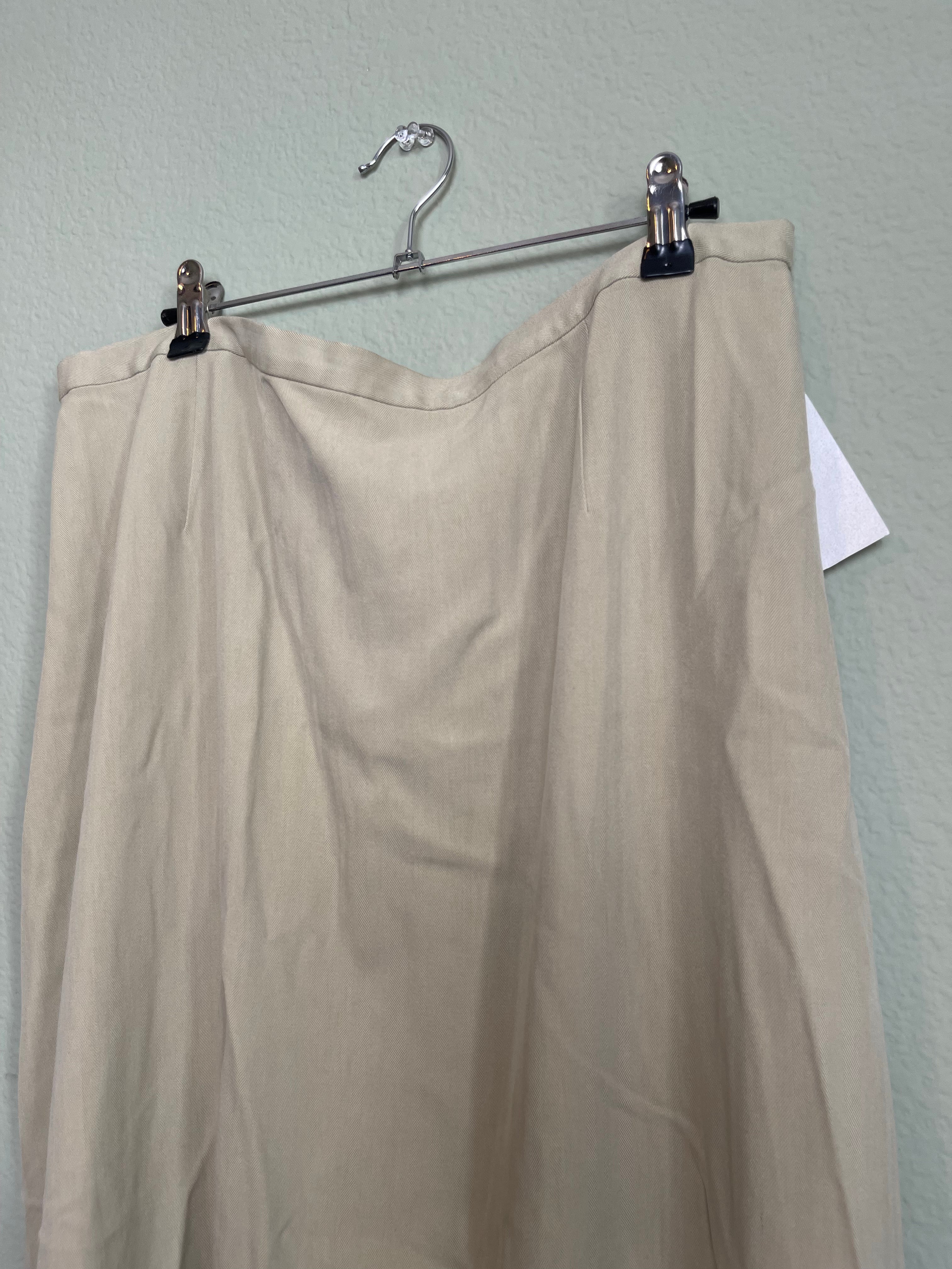 Vintage Deadstock Silk Midi Skirt sz 14/16