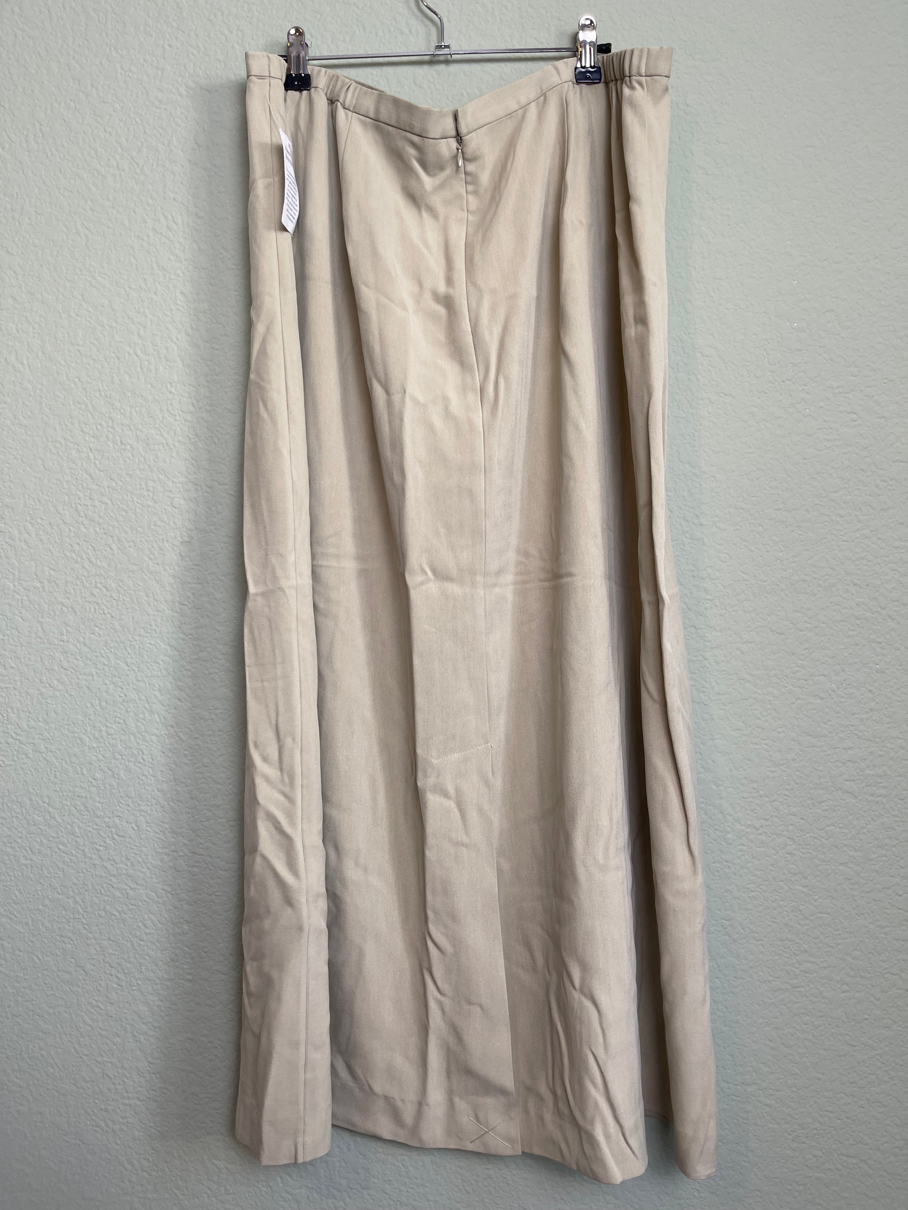 Vintage Deadstock Silk Midi Skirt sz 14/16