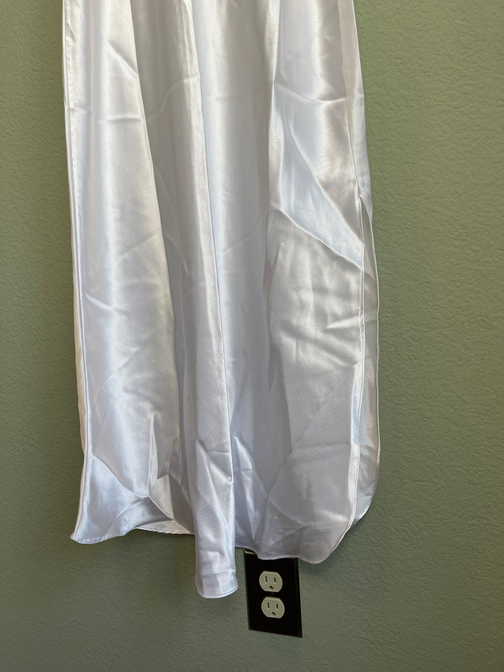 Vintage Satin Maxi Slip Dress sz L