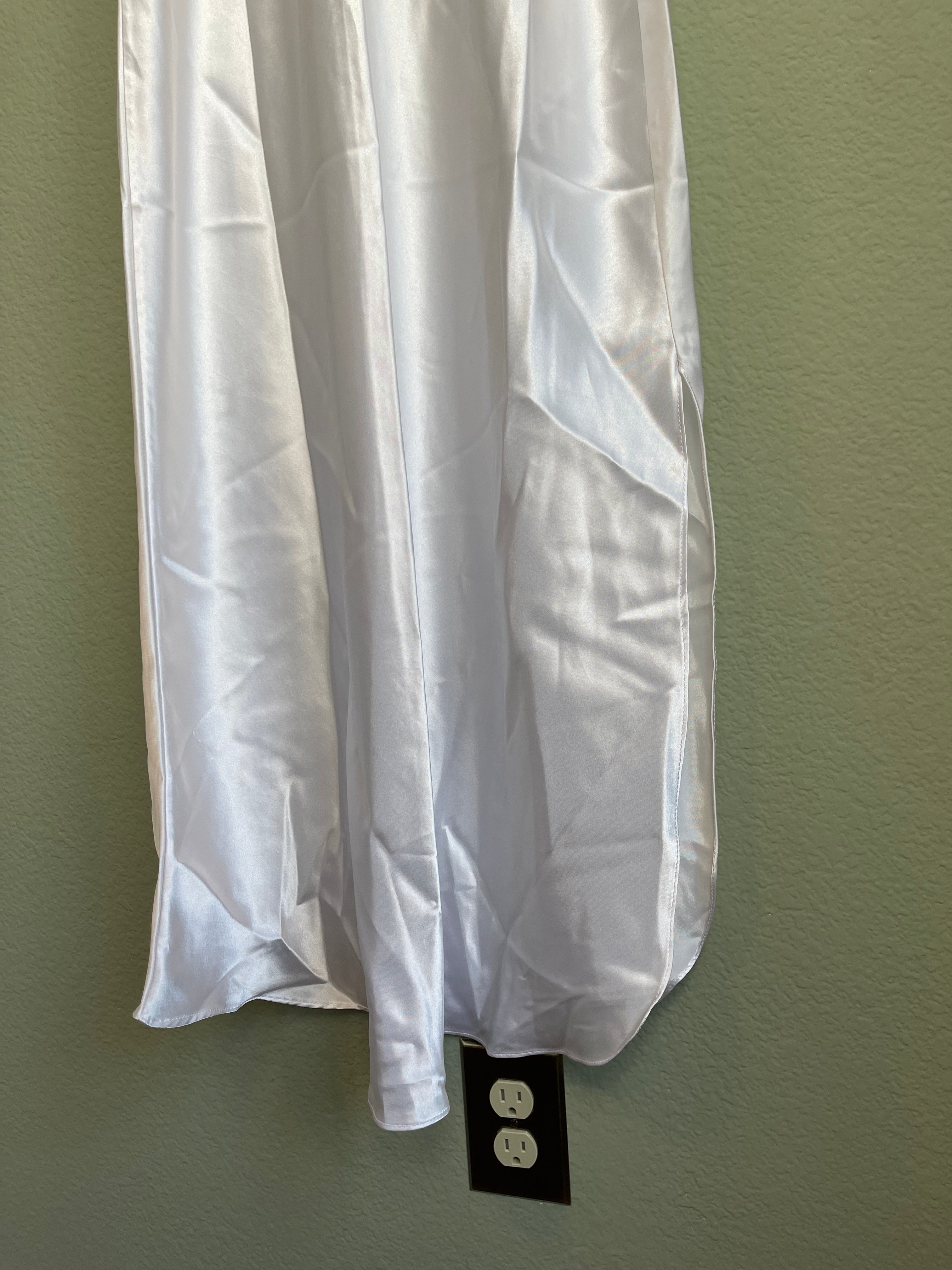 Vintage Satin Maxi Slip Dress sz L