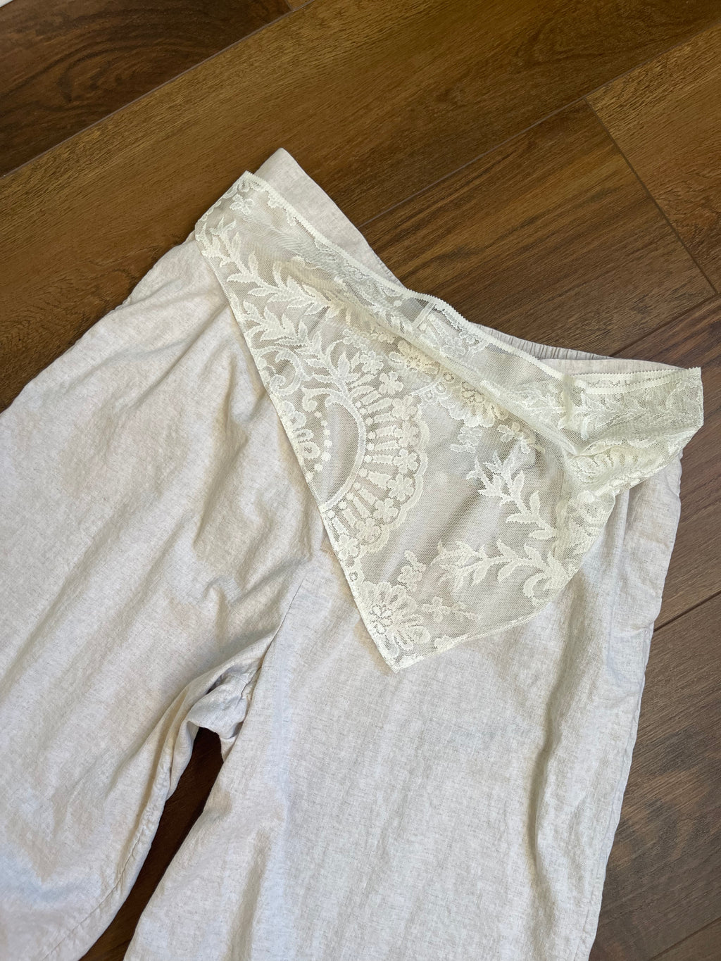 Banana Republic Wide Leg Linen Blend Pant sz xxl