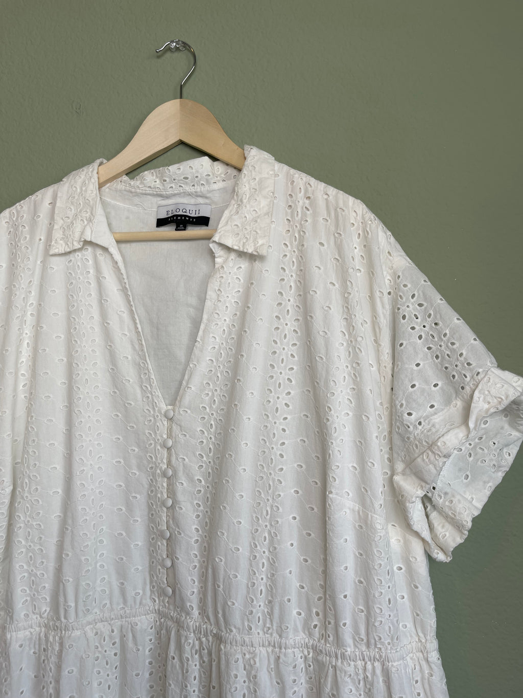 Eyelet Maxi Dress sz 28/4x