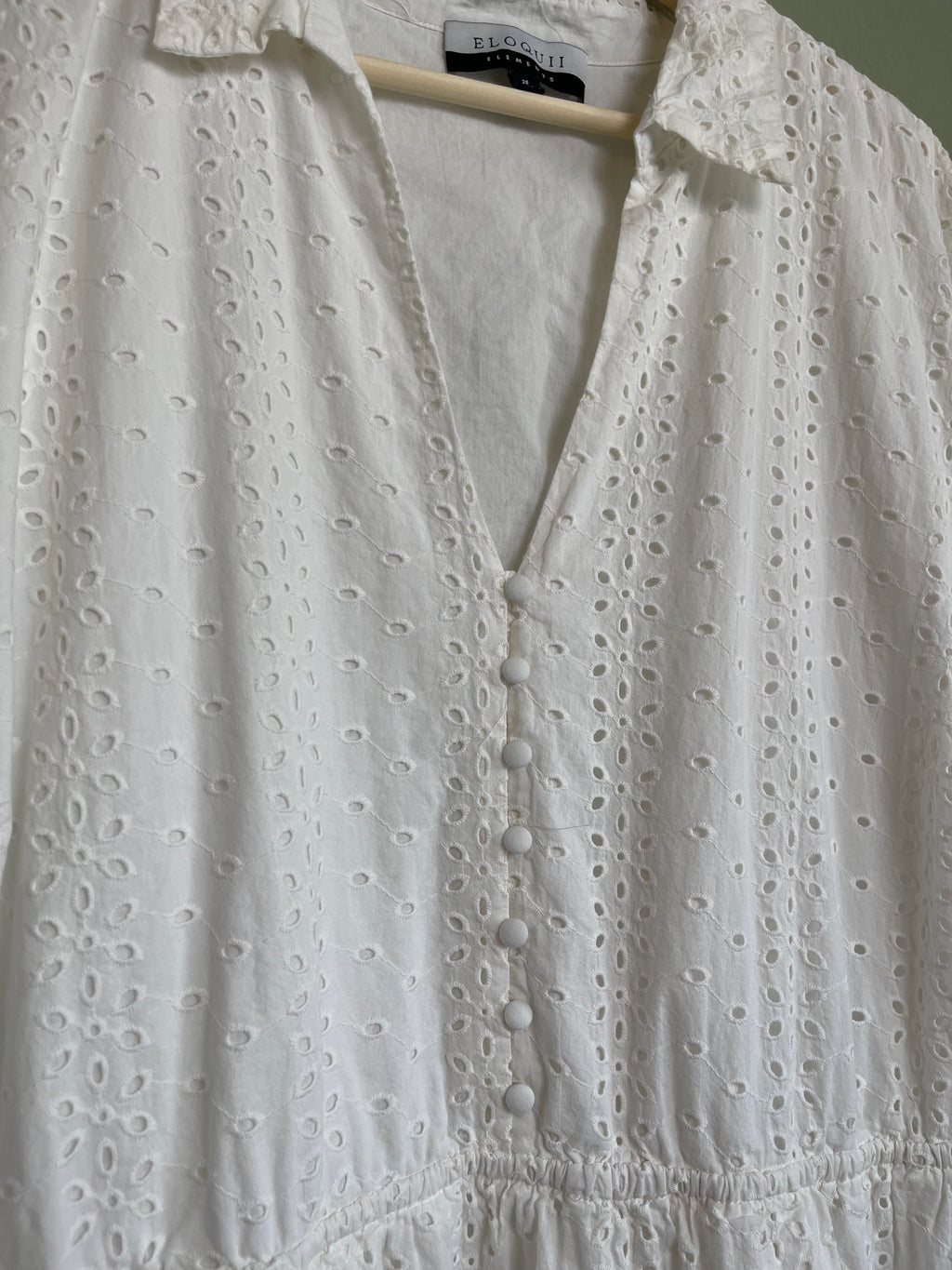 Eyelet Maxi Dress sz 28/4x