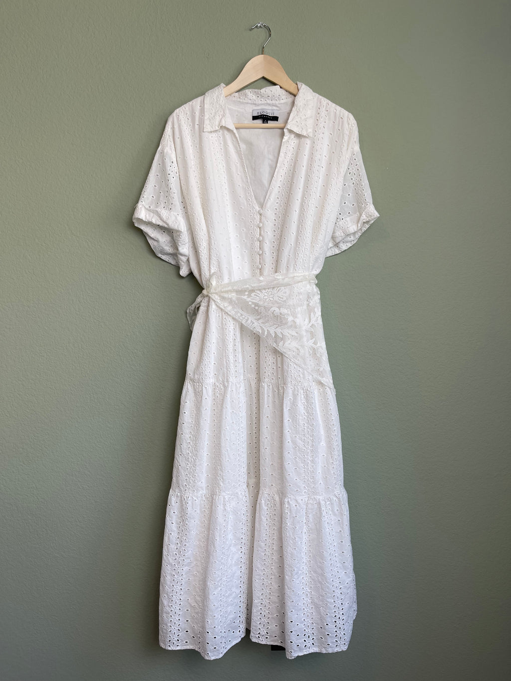 Eyelet Maxi Dress sz 28/4x