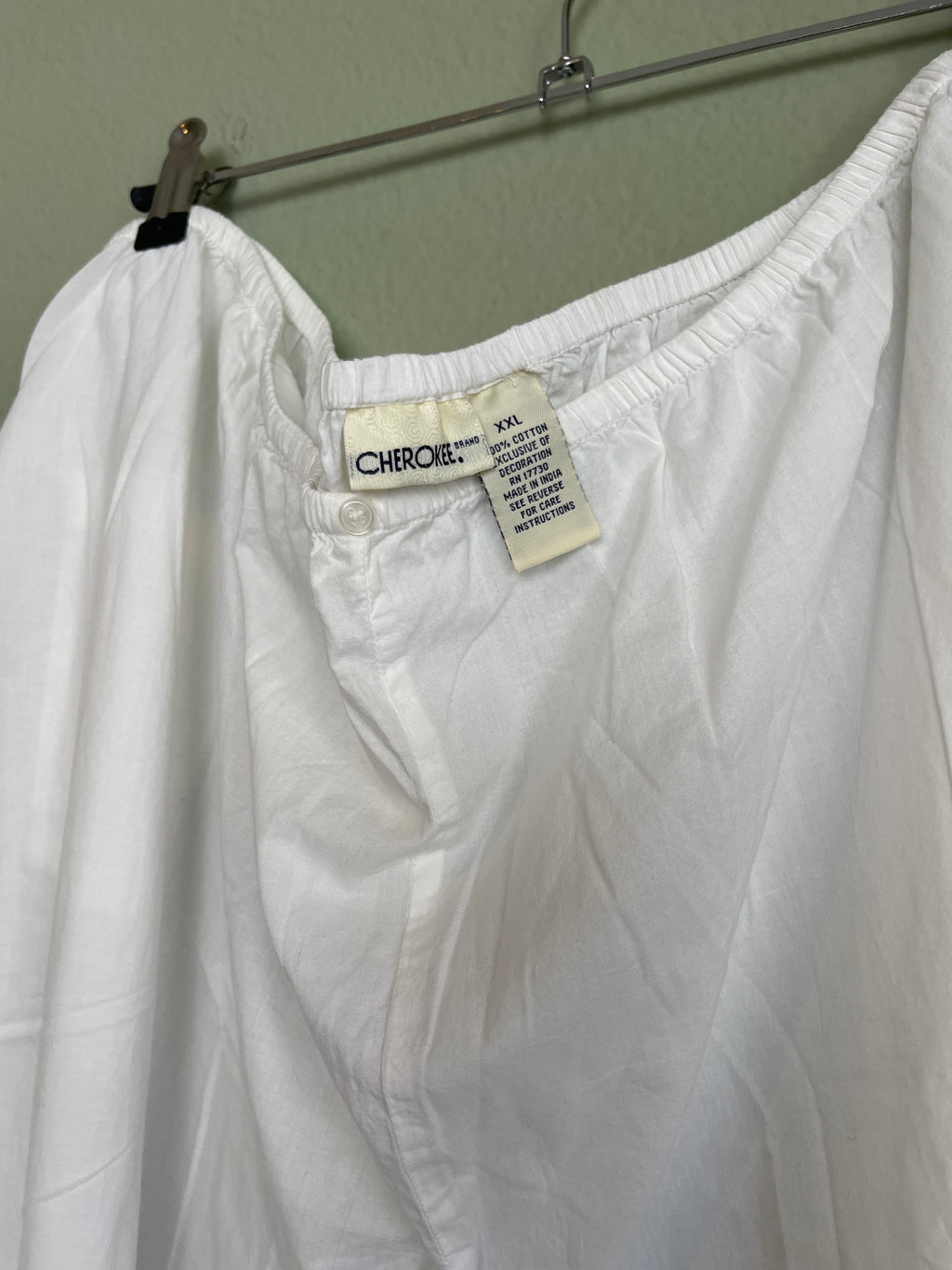 NWT Cherokee Lightweight Cotton Billowy House Pant sz xxl