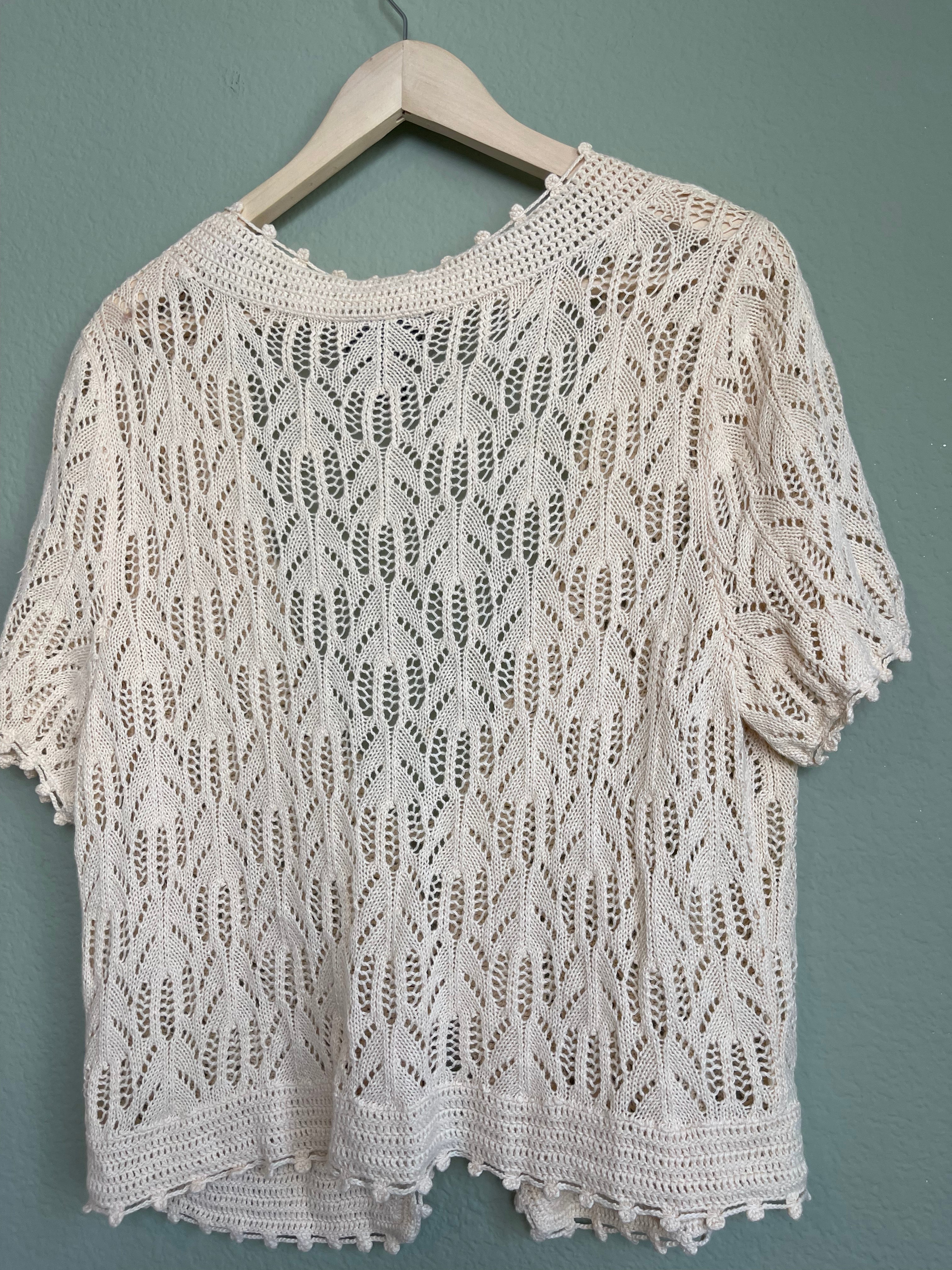 Vintage Crochet Top sz xl/1xl