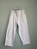 Vintage Ivory/Ecru "Mom" Style Denim sz "mens" 38