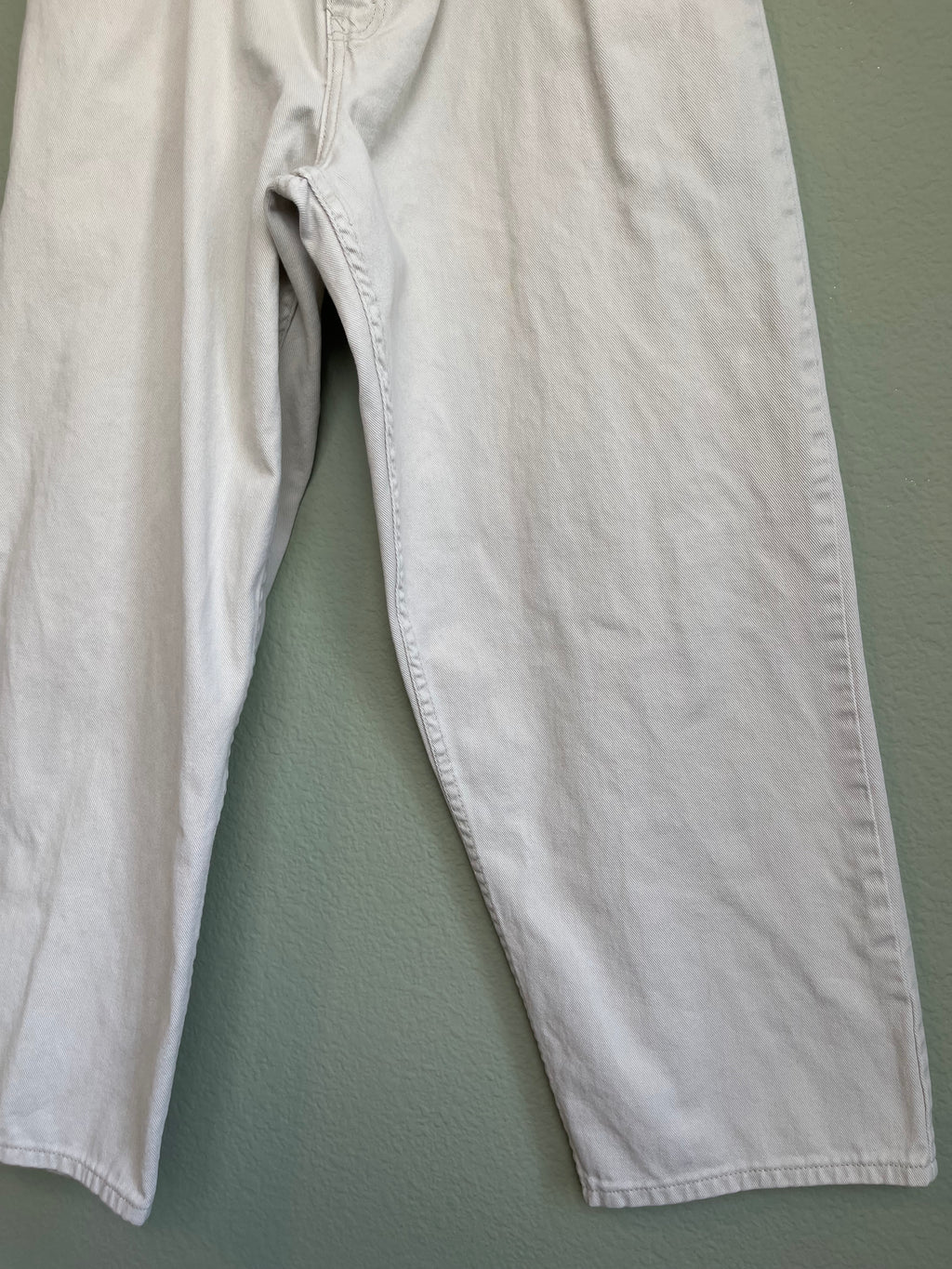 Vintage Ivory/Ecru "Mom" Style Denim sz "mens" 38