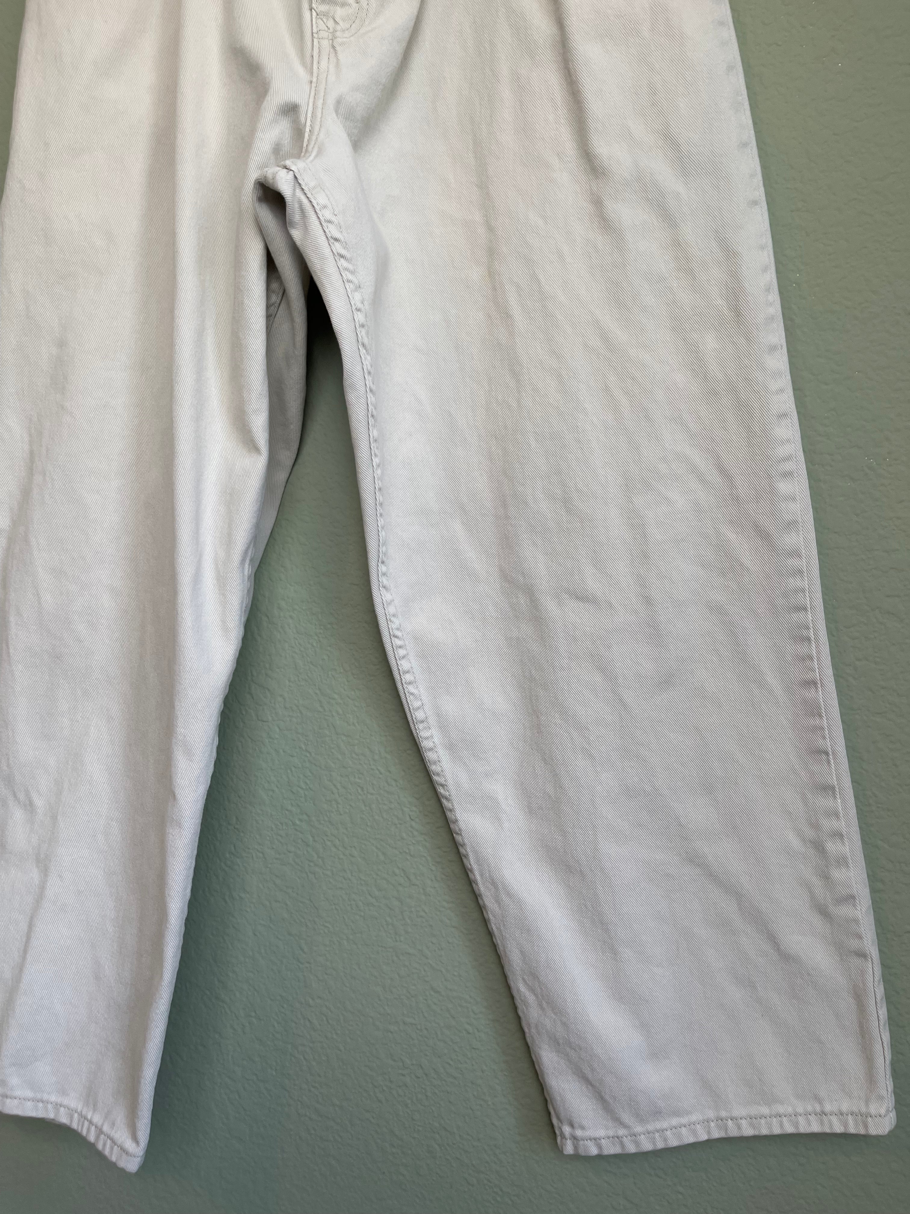 Vintage Ivory/Ecru "Mom" Style Denim sz "mens" 38