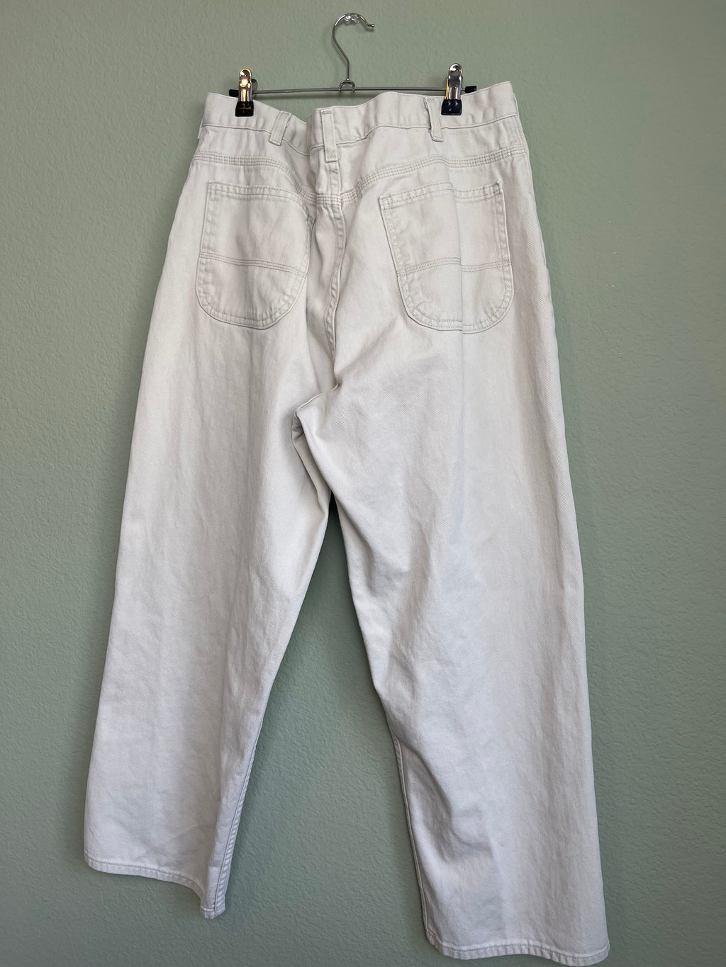 Vintage Ivory/Ecru "Mom" Style Denim sz "mens" 38