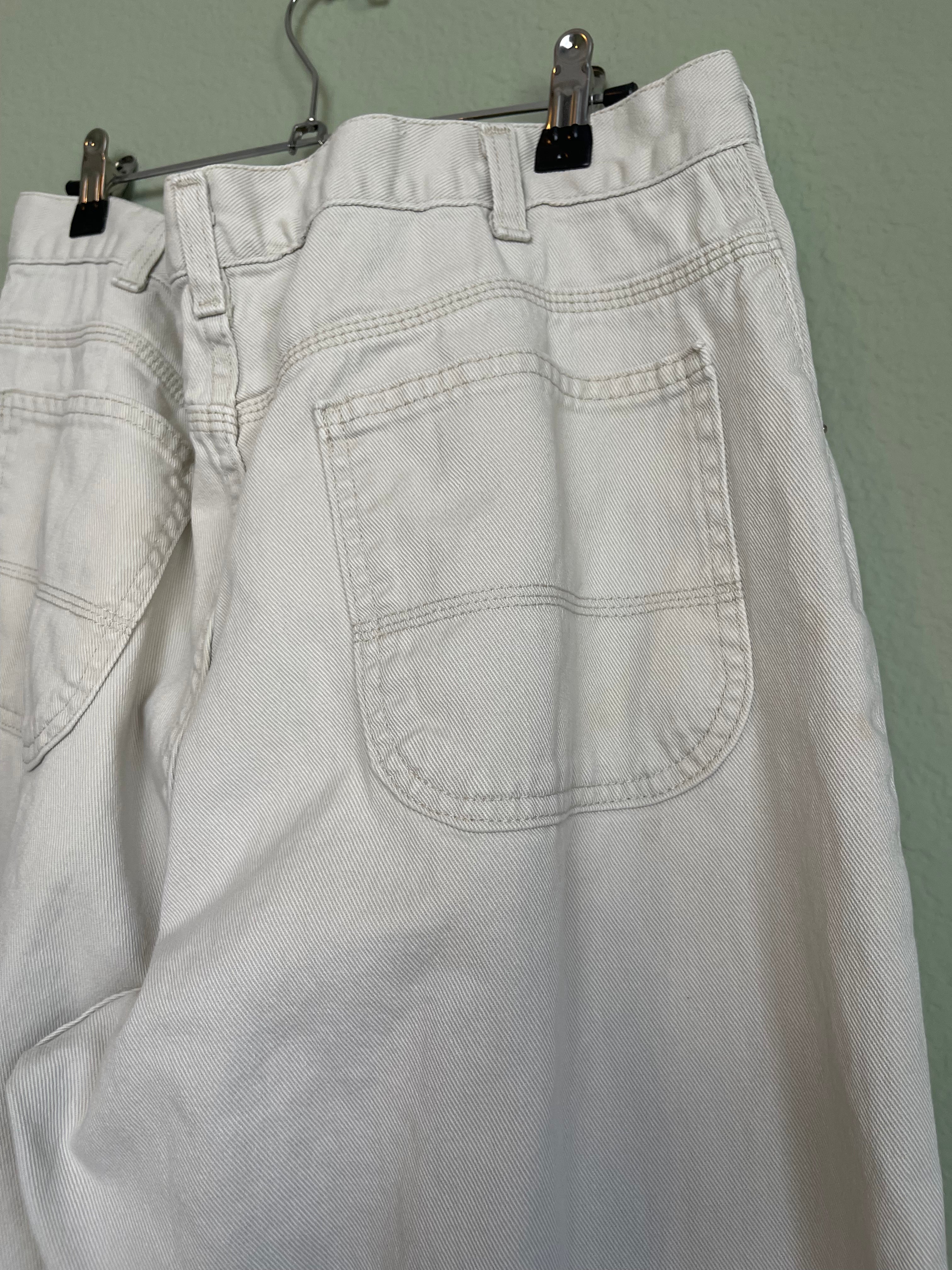 Vintage Ivory/Ecru "Mom" Style Denim sz "mens" 38
