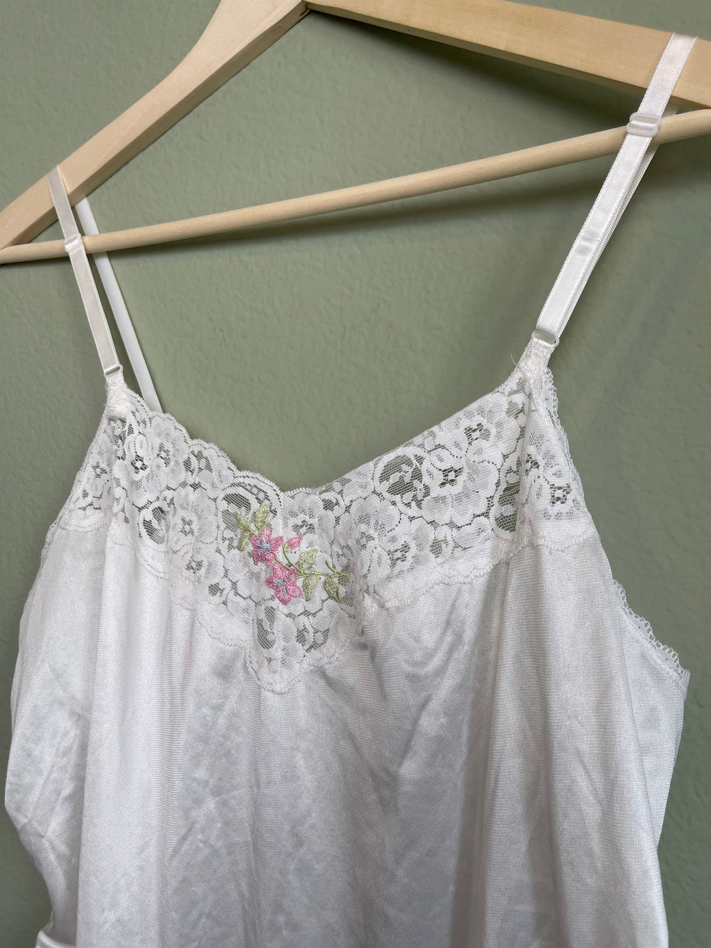 Vintage Lightweight Nylon Slip Body Suit sz L