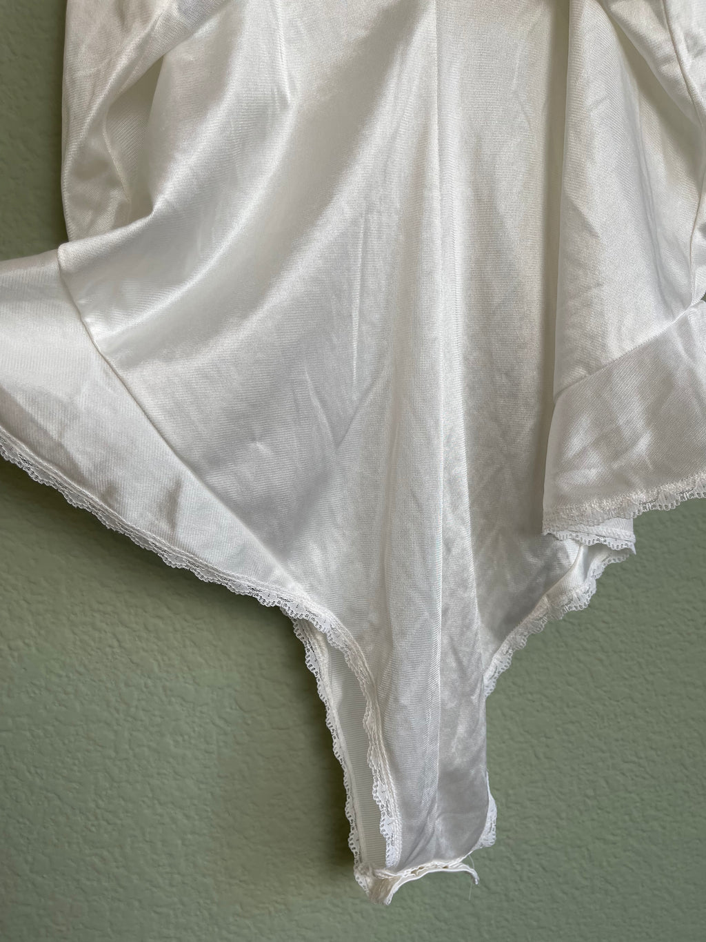 Vintage Lightweight Nylon Slip Body Suit sz L