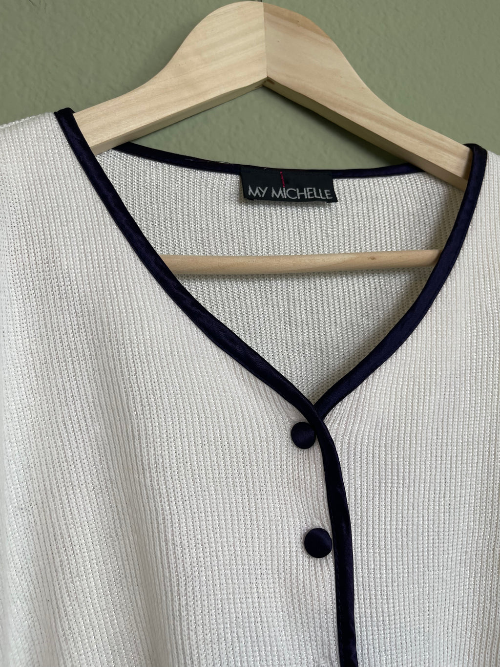 Vintage Long Sleeve Crop Button Down sz l/xl