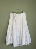 Cotton Tiered Midi/Maxi Skirt sz 2x