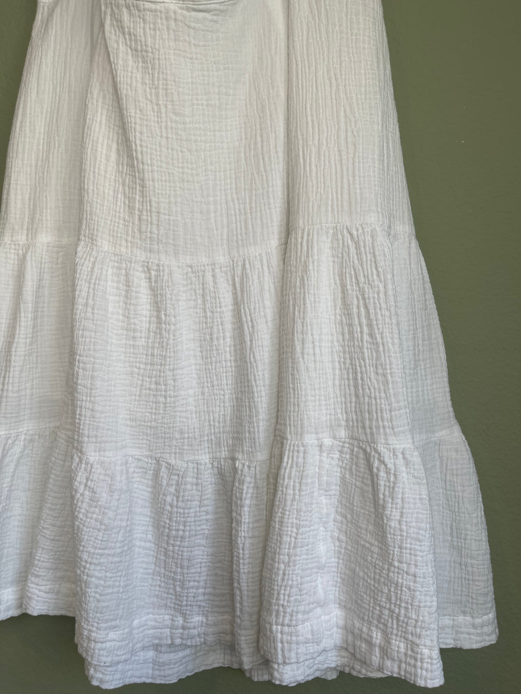 Cotton Tiered Midi/Maxi Skirt sz 2x