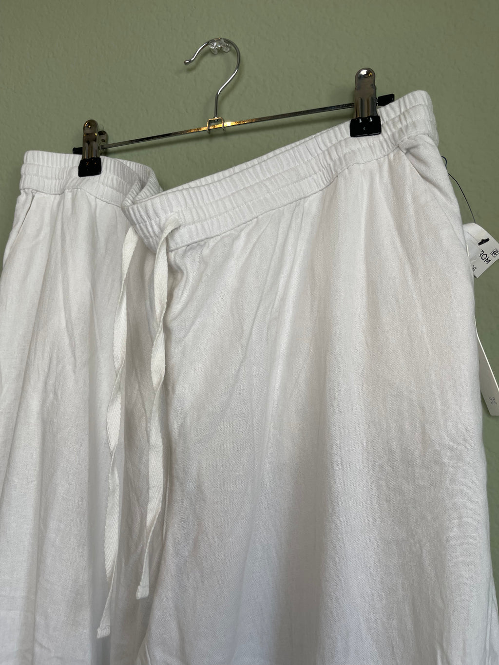 NWT Linen Blend Wide Leg Flowy Pant sz xl