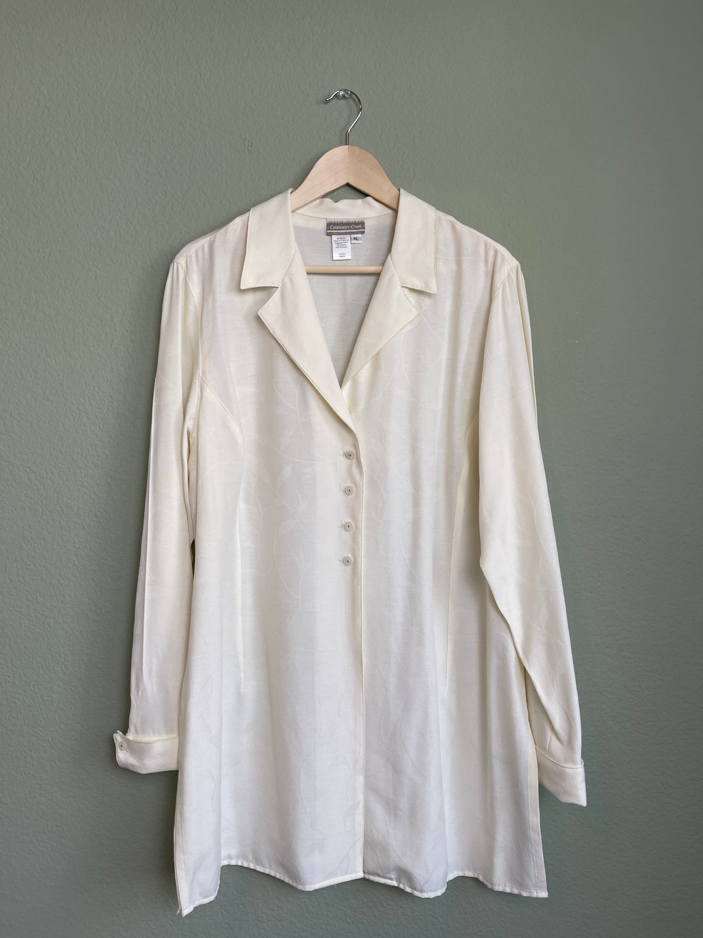 Vintage Coldwater Creek Button Front Blouse sz xl