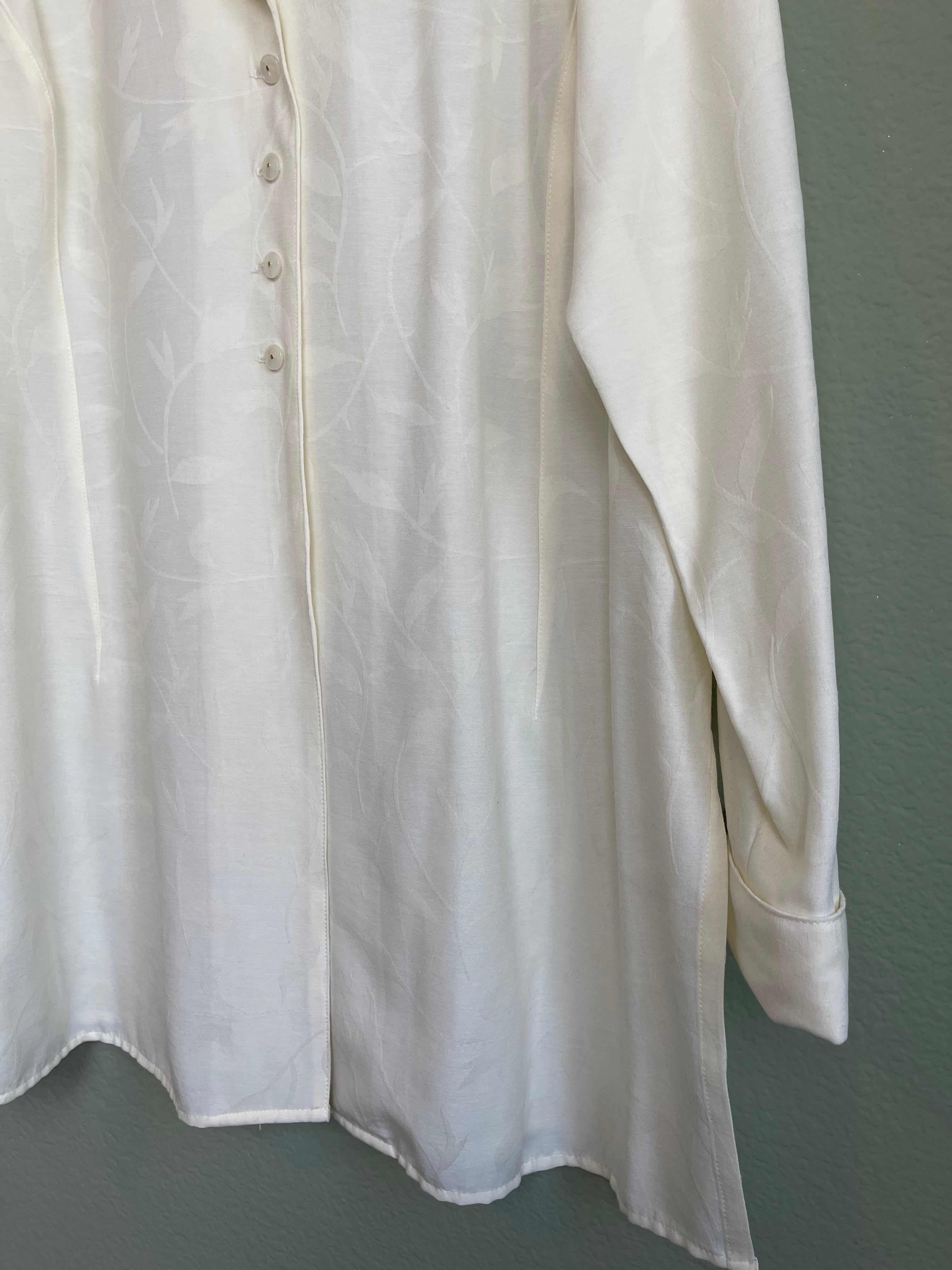 Vintage Coldwater Creek Button Front Blouse sz xl