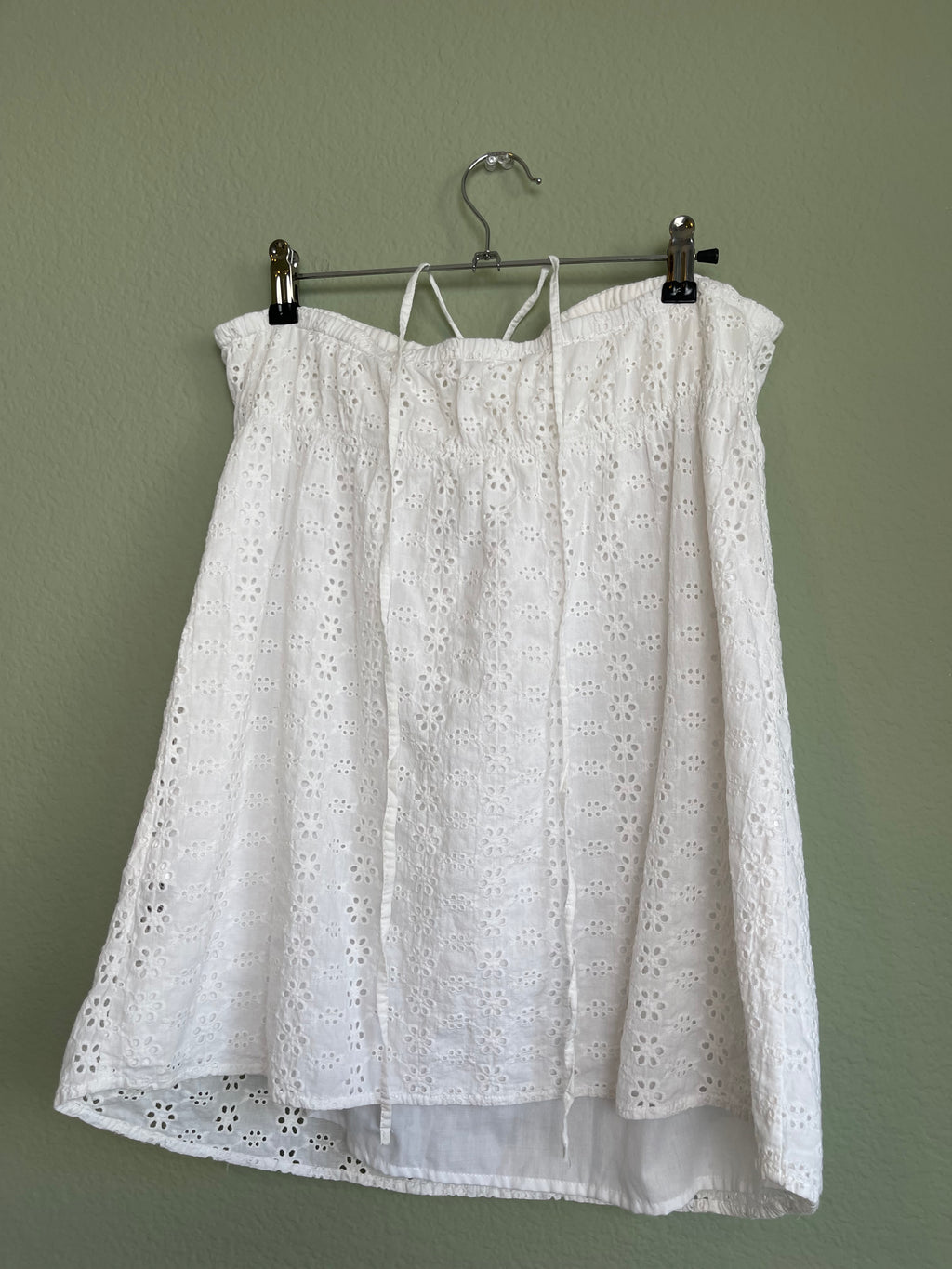 Retro Aero Eyelet Halter Tunic sz xl