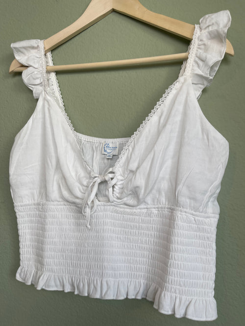 Cottage Core Blouse Top sz xl