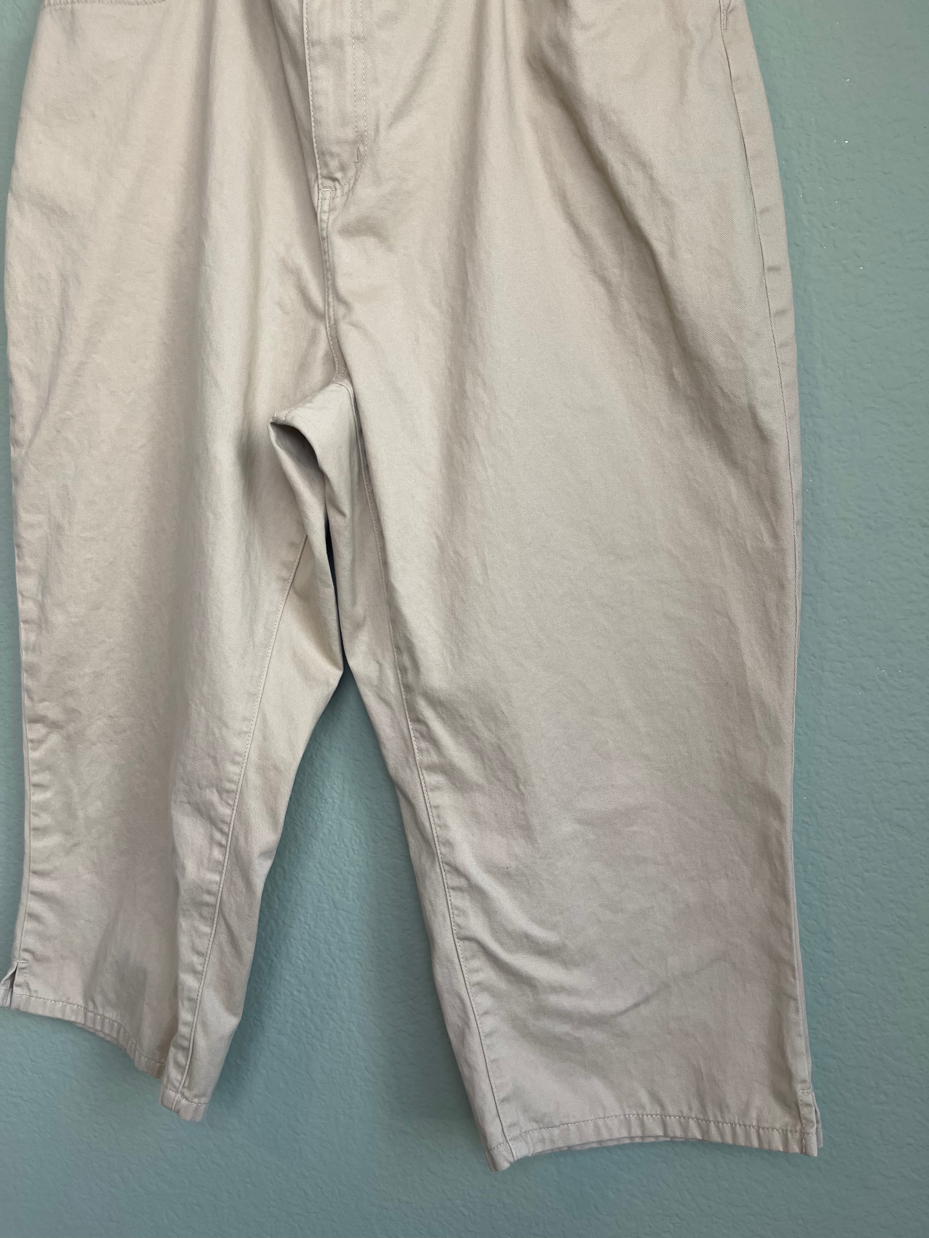 Vintage Ralph Lauren Soft Fitted Capri Pant sz 16
