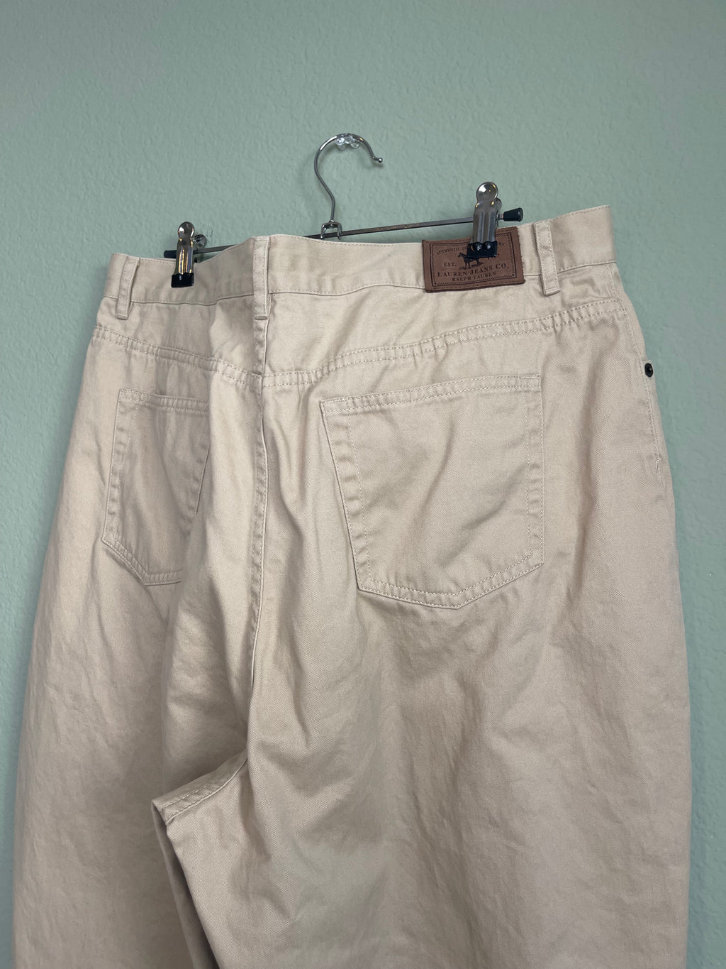 Vintage Ralph Lauren Soft Fitted Capri Pant sz 16