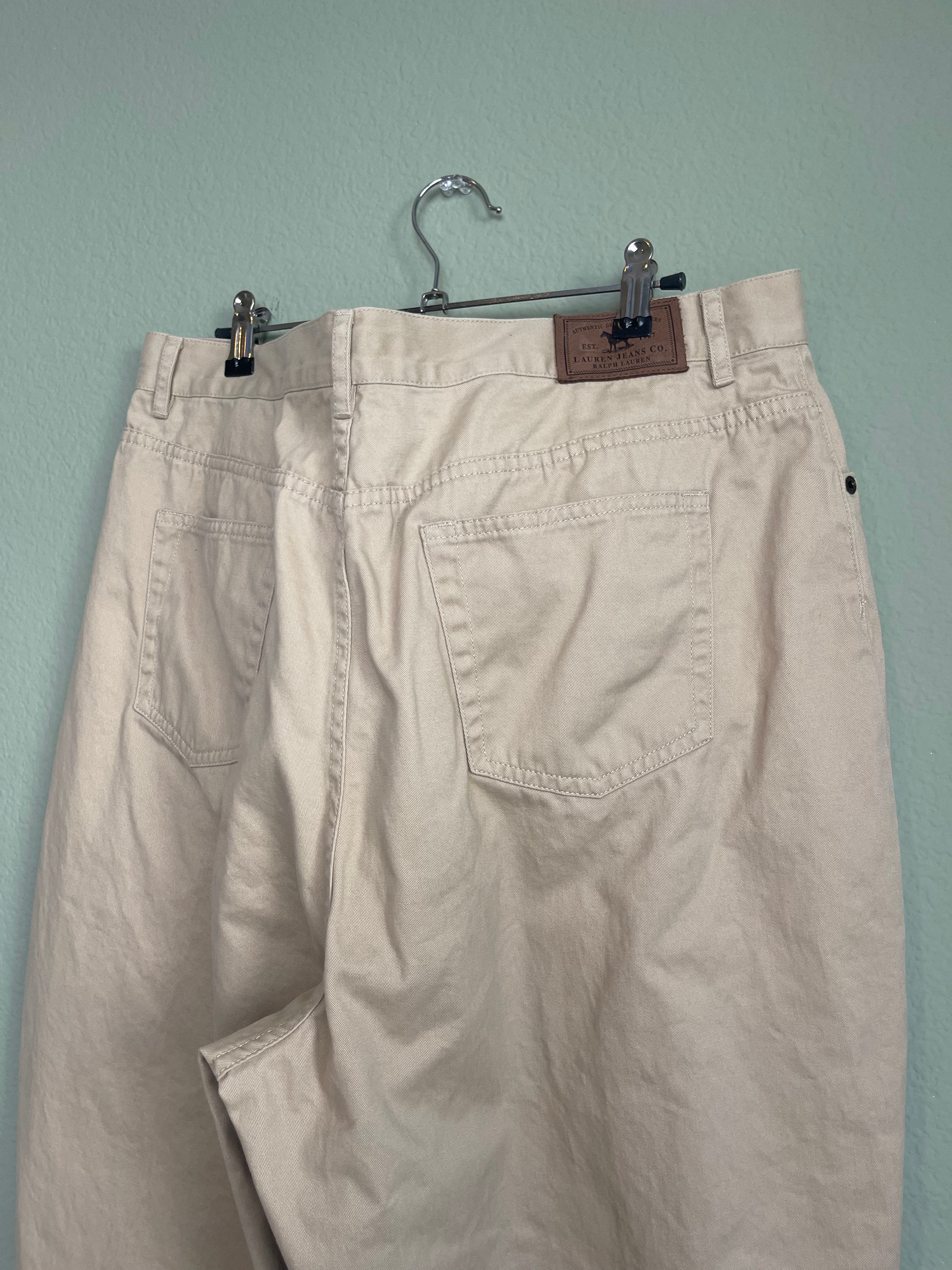 Vintage Ralph Lauren Soft Fitted Capri Pant sz 16