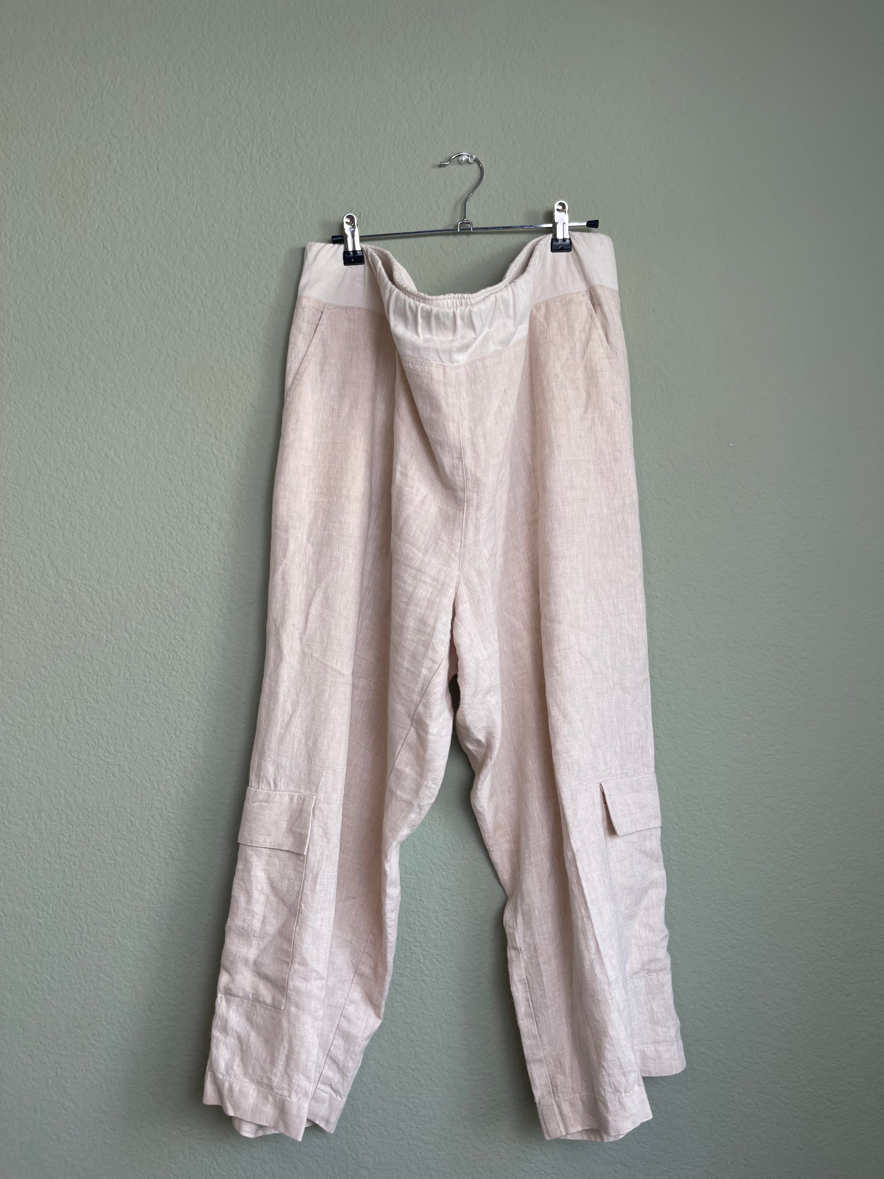 Wide Leg Linen Pant sz 18/20