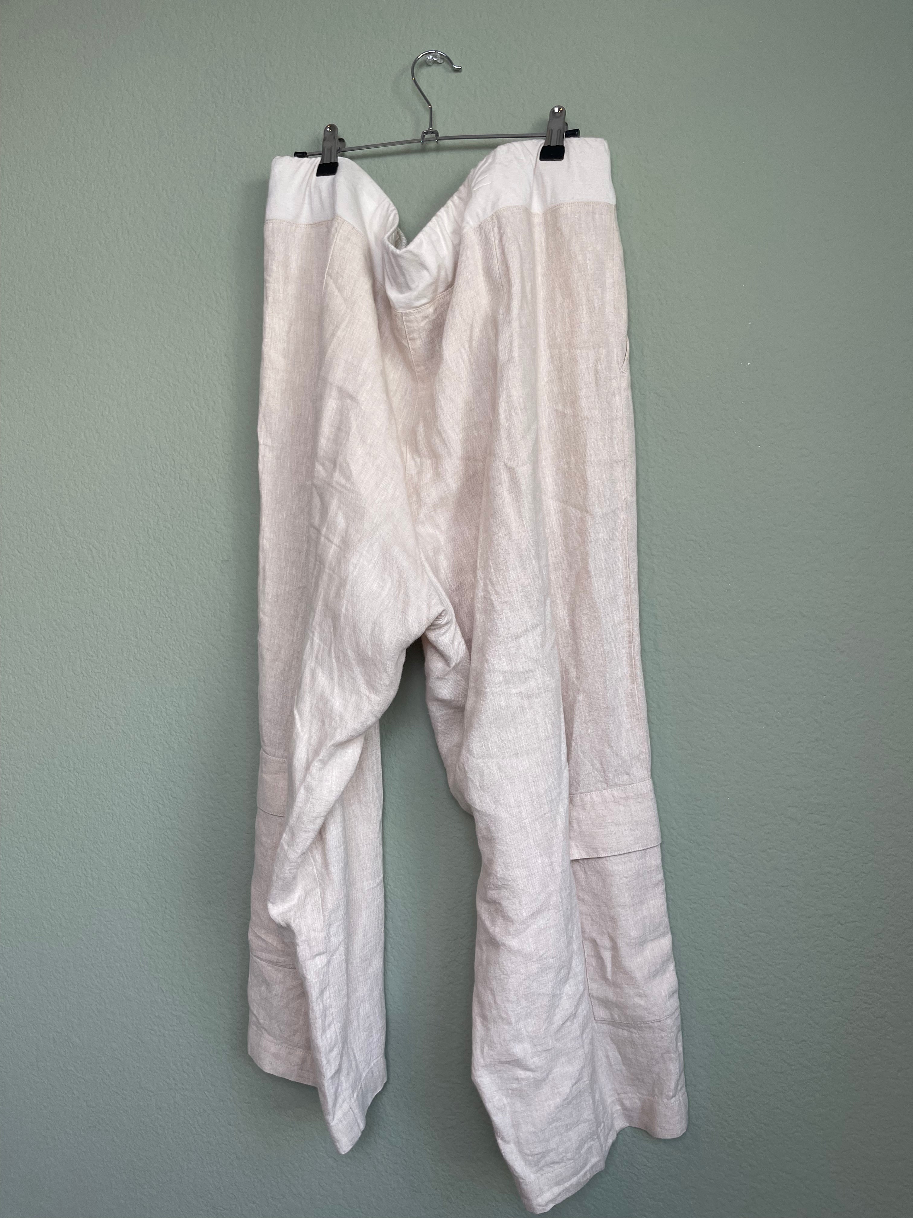 Wide Leg Linen Pant sz 18/20