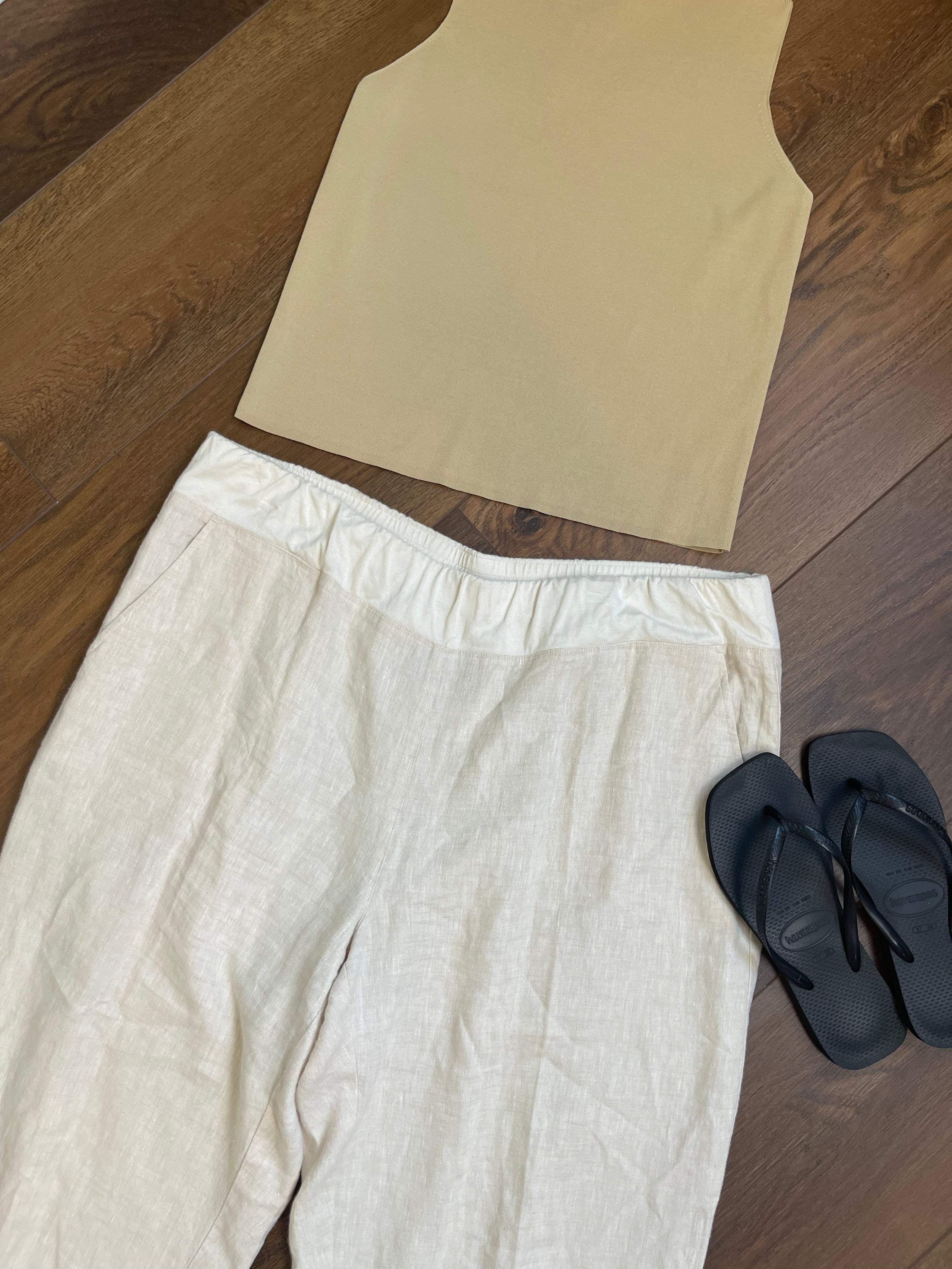 Wide Leg Linen Pant sz 18/20