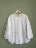 Vintage Button Front Boxy Blouse sz xl-1x
