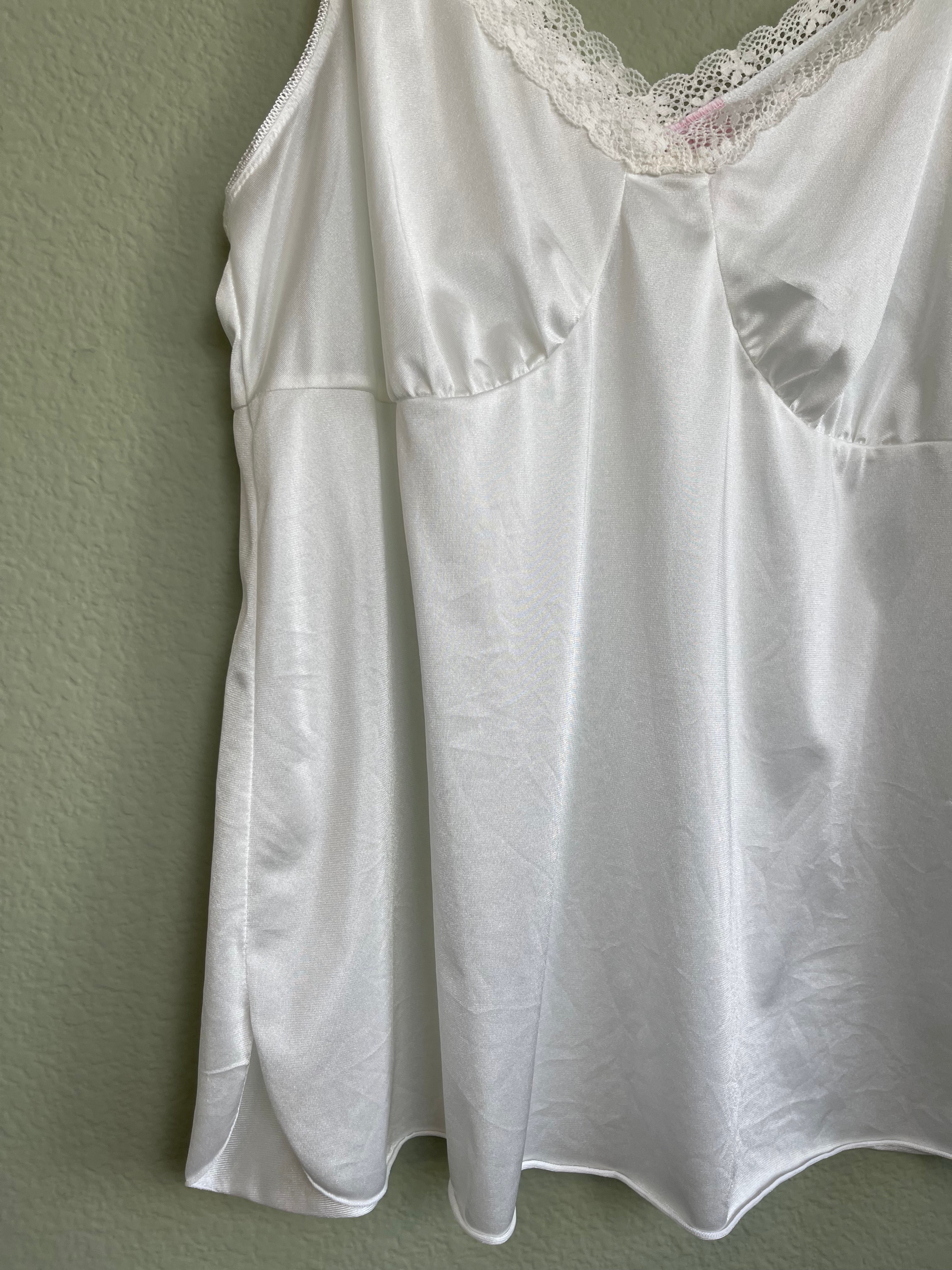 Retro Lightweight Nylon Slip Tank sz 14/16