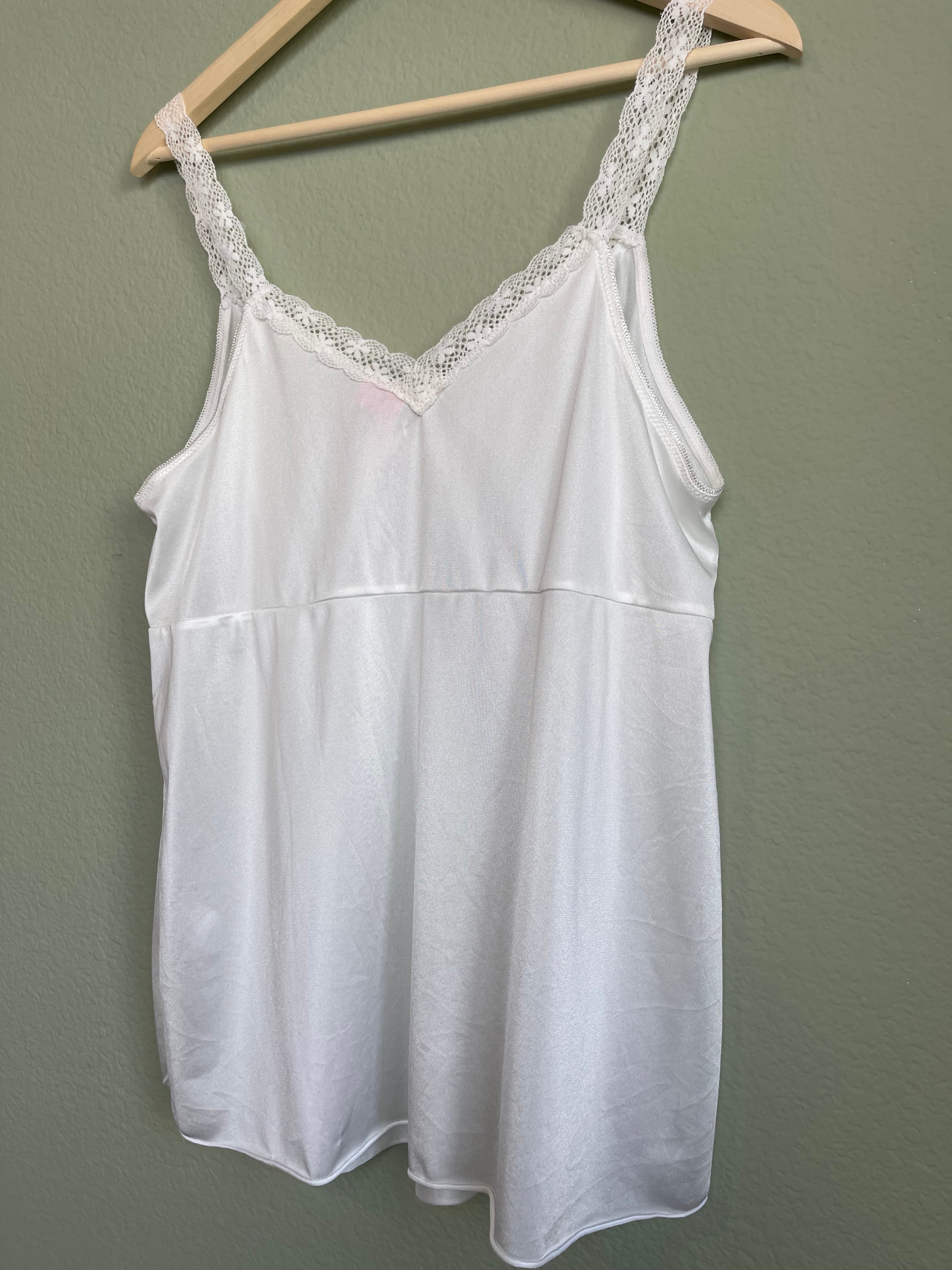 Retro Lightweight Nylon Slip Tank sz 14/16