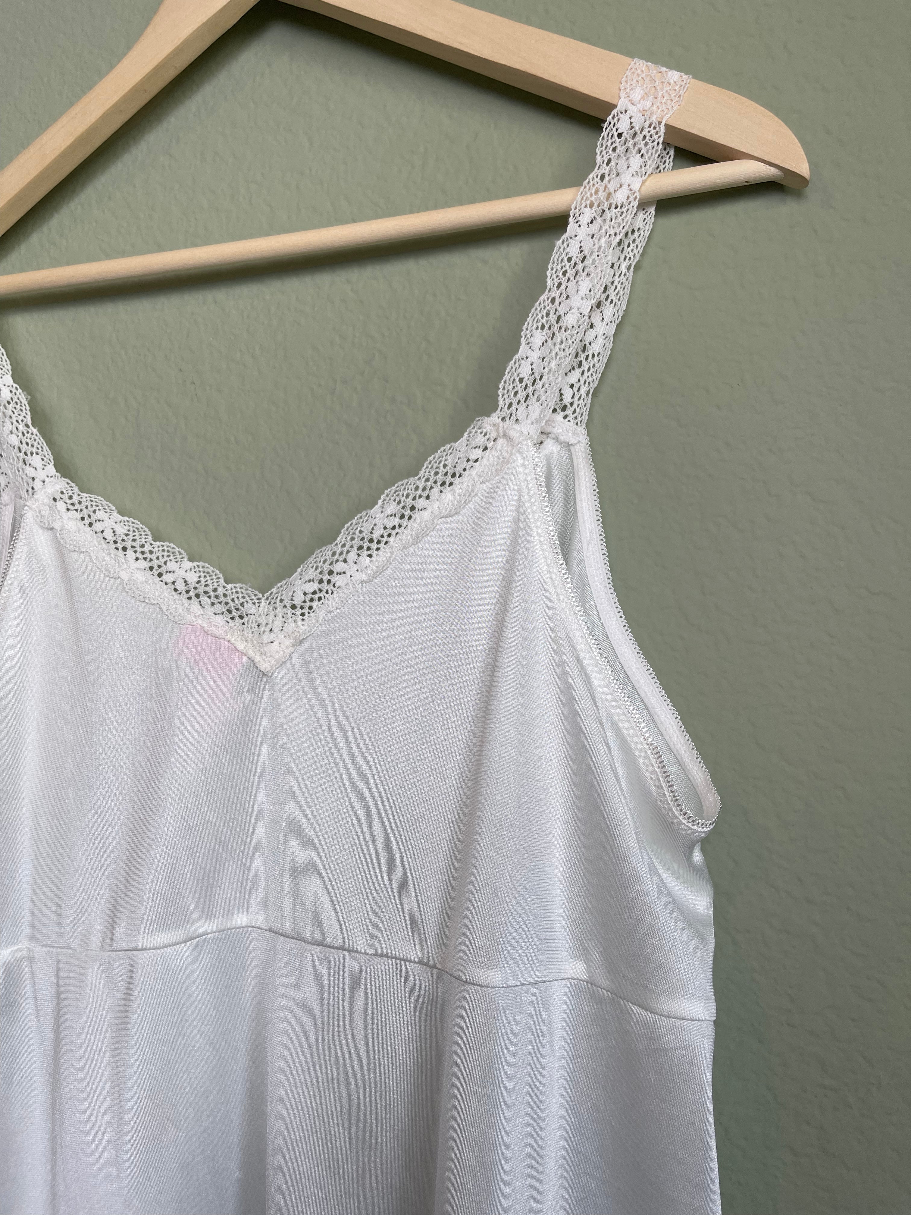Retro Lightweight Nylon Slip Tank sz 14/16
