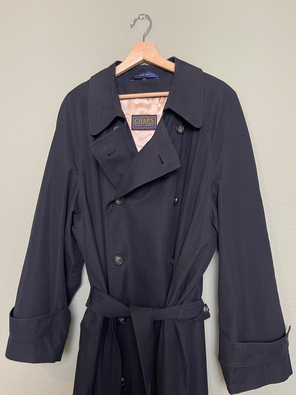 Vintage Chaps by Ralph Lauren Trench Coat sz xl-2x