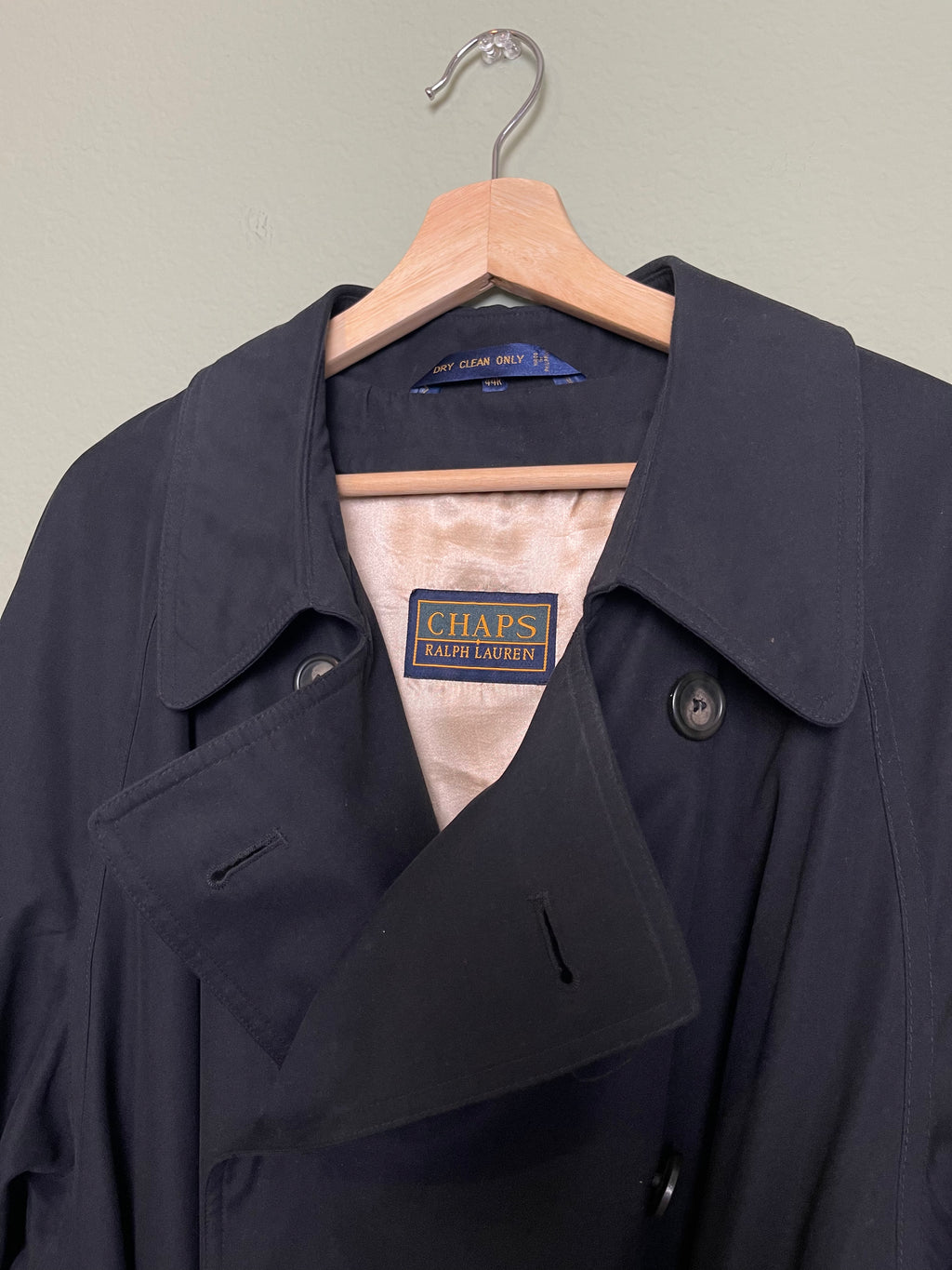 Vintage Chaps by Ralph Lauren Trench Coat sz xl-2x