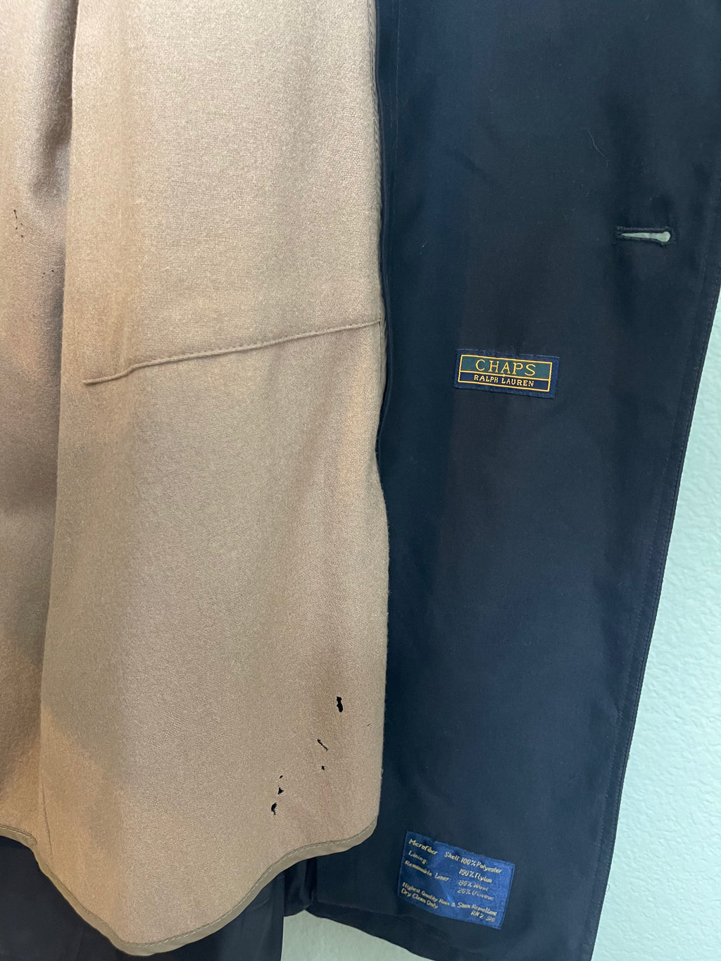 Vintage Chaps by Ralph Lauren Trench Coat sz xl-2x