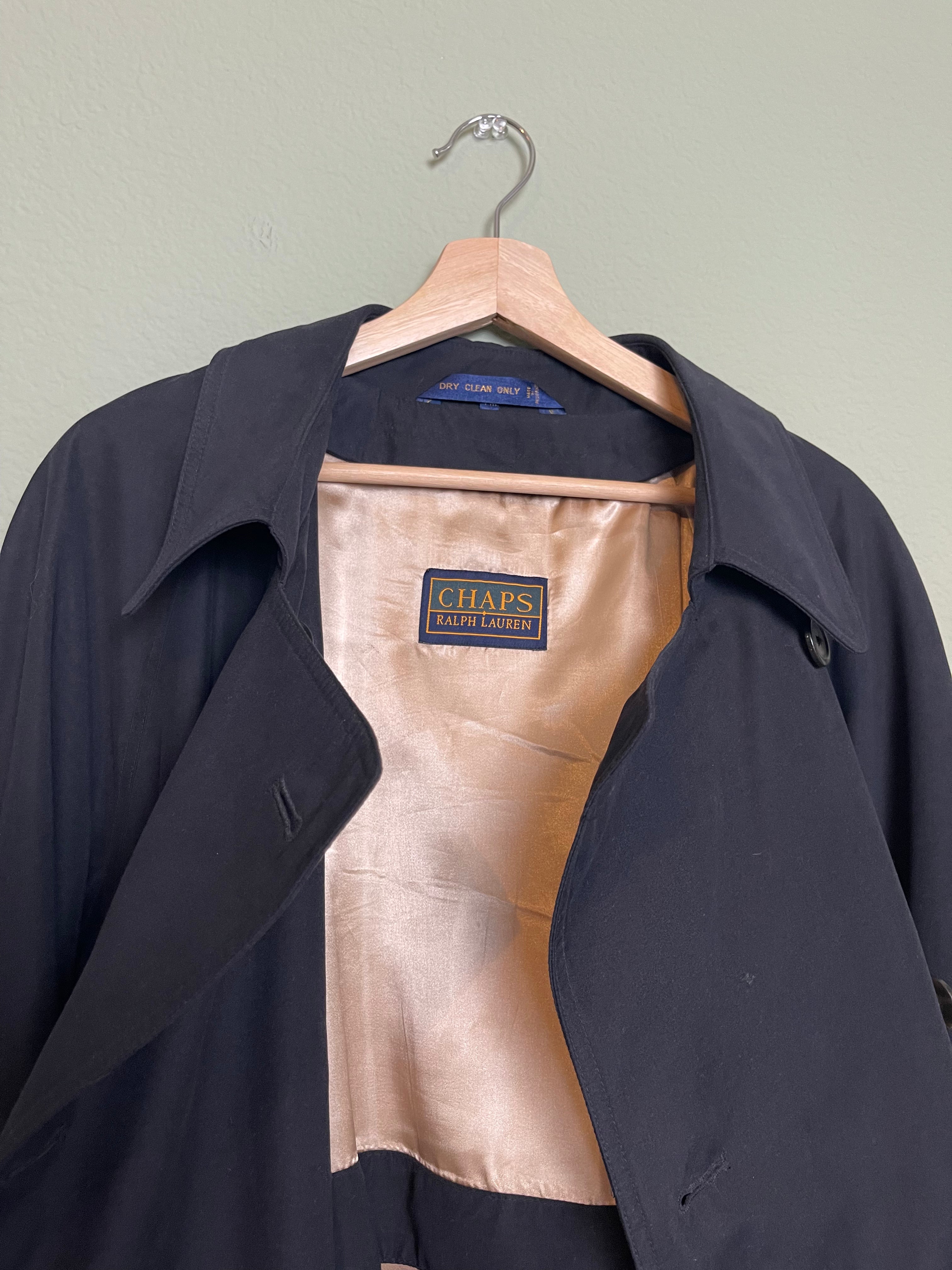 Vintage Chaps by Ralph Lauren Trench Coat sz xl-2x