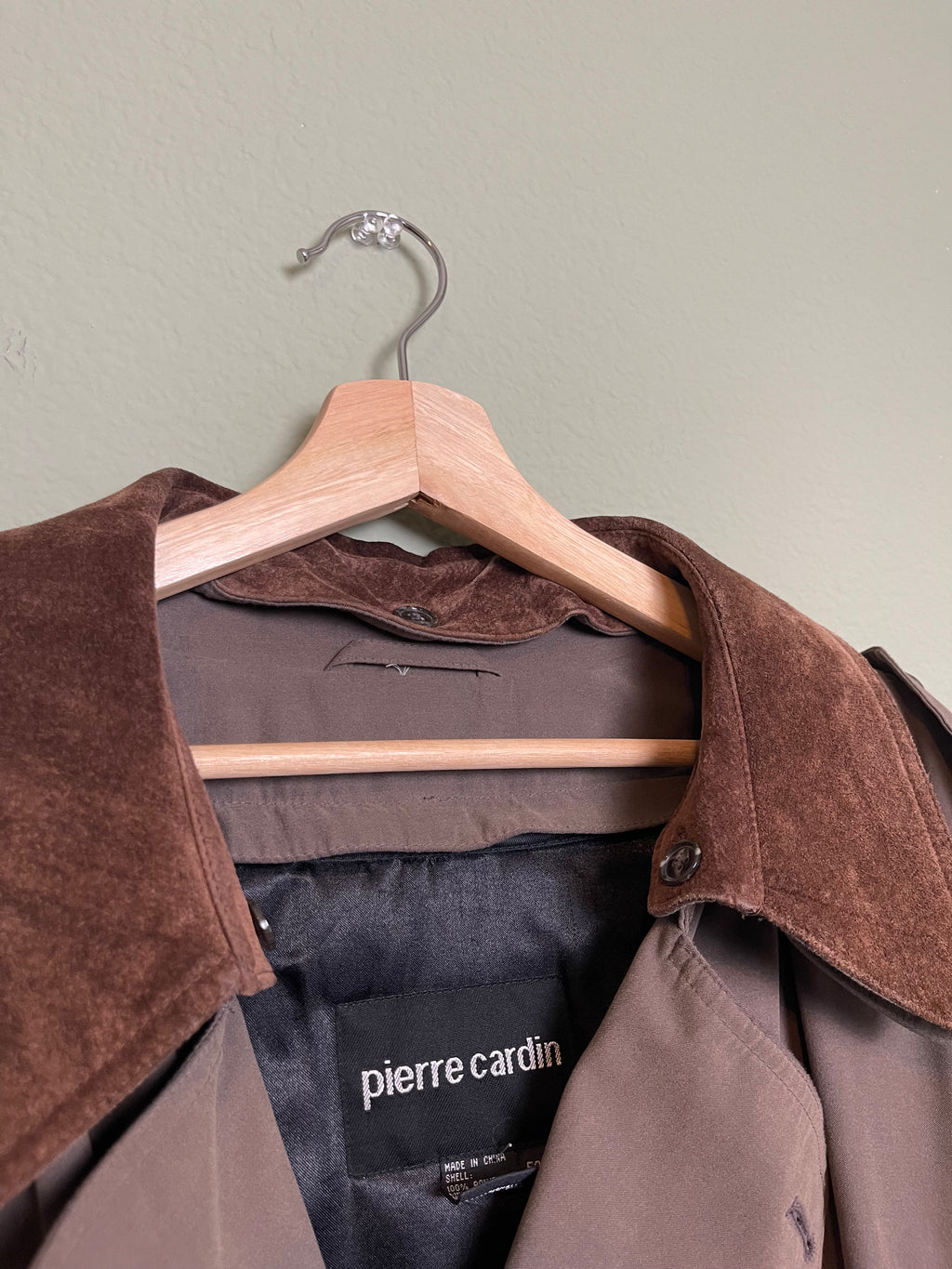 Vintage Pierre Cardin Trench Coat sz 2-3x